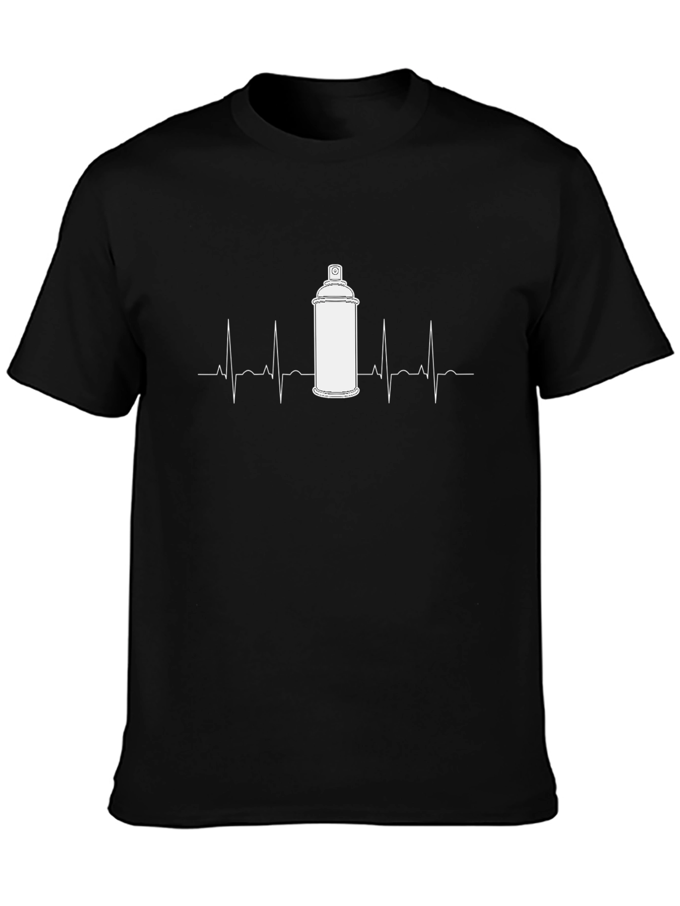 Spray Paint Heartbeat T-Shirt - Graffiti Art