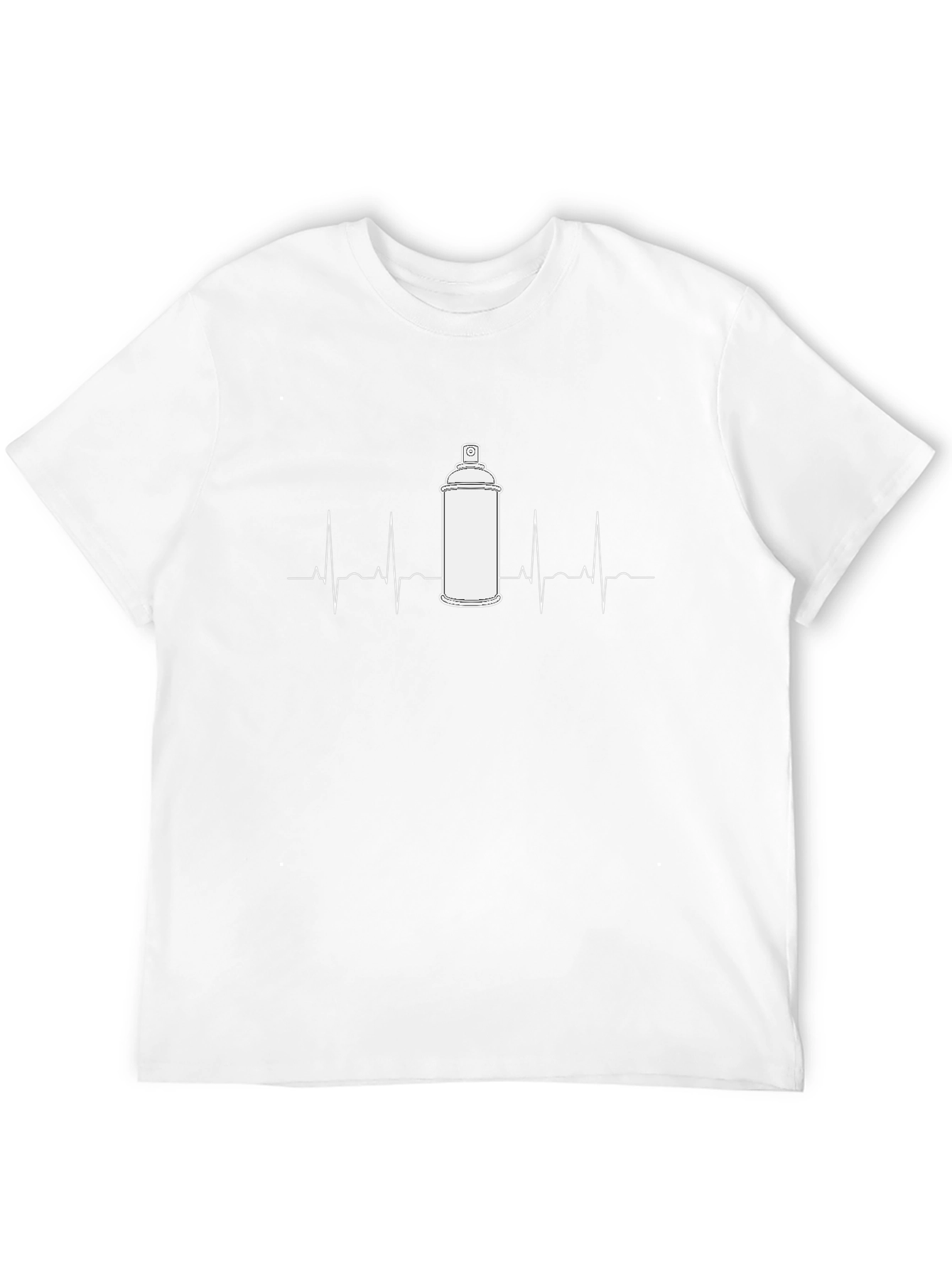 Spray Paint Heartbeat T-Shirt - Graffiti Art