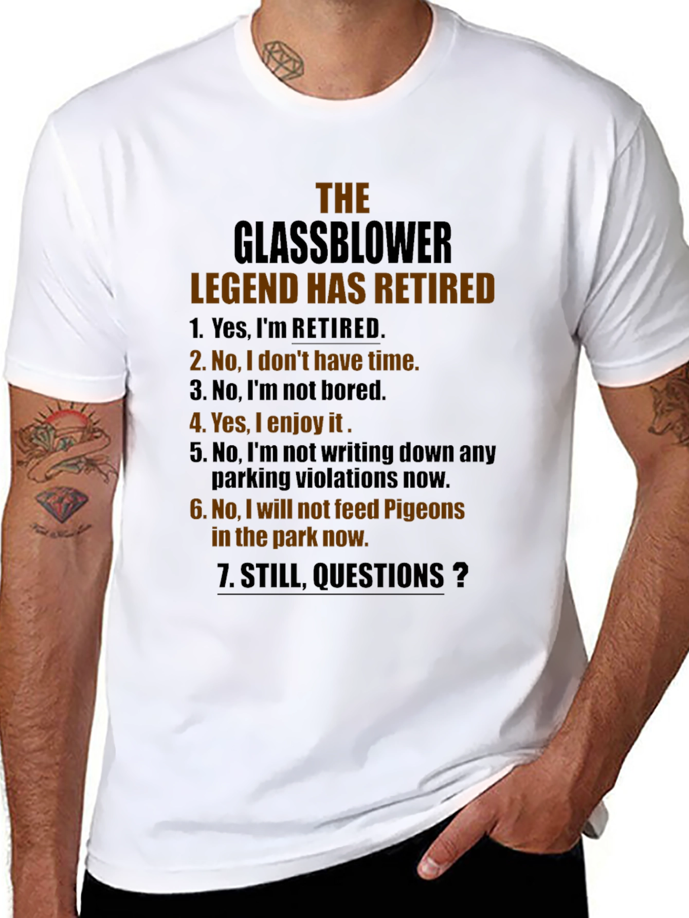 Retired Glassblower Legend T-Shirt
