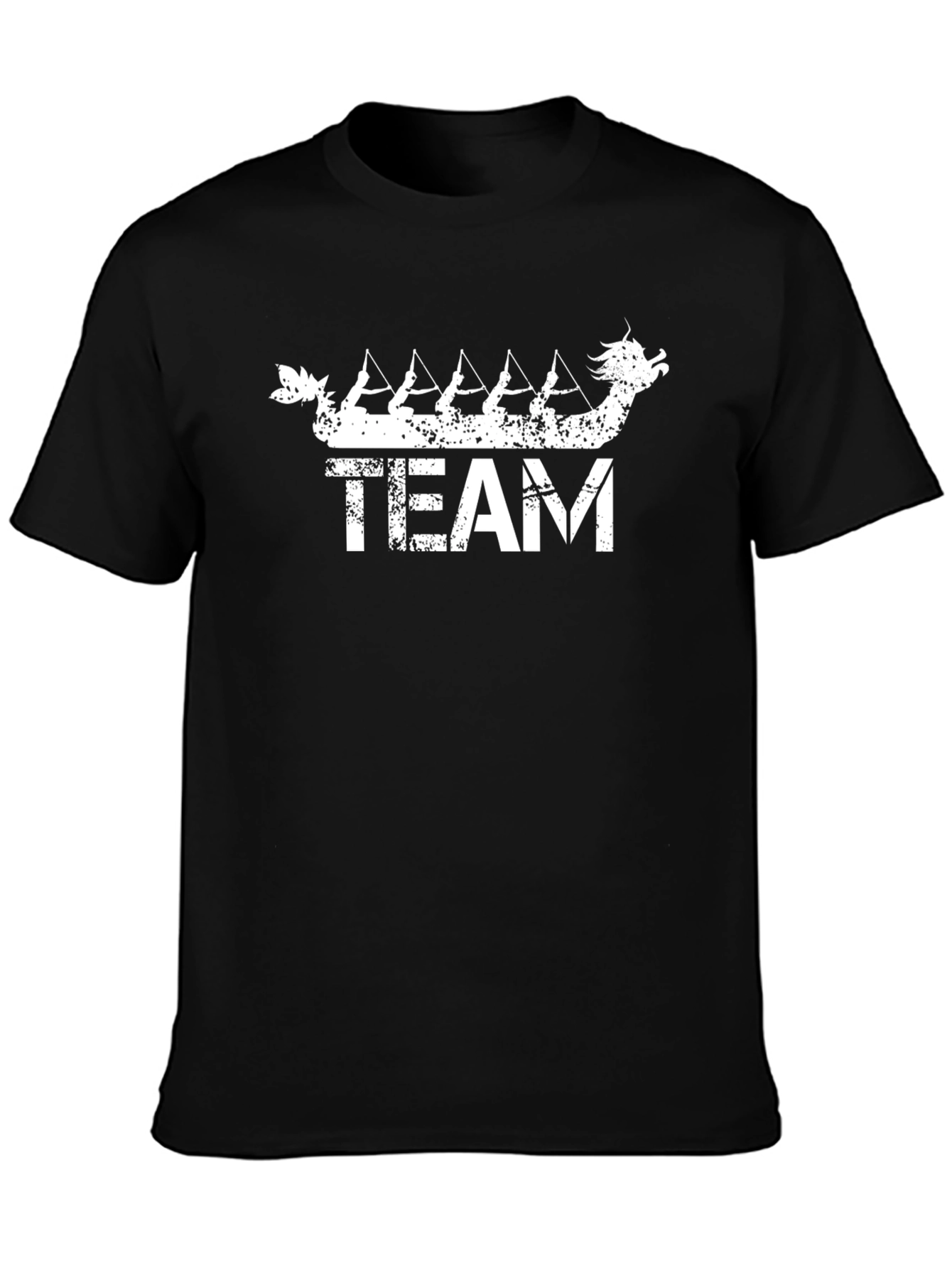 Dragon Boat Team Black T-Shirt
