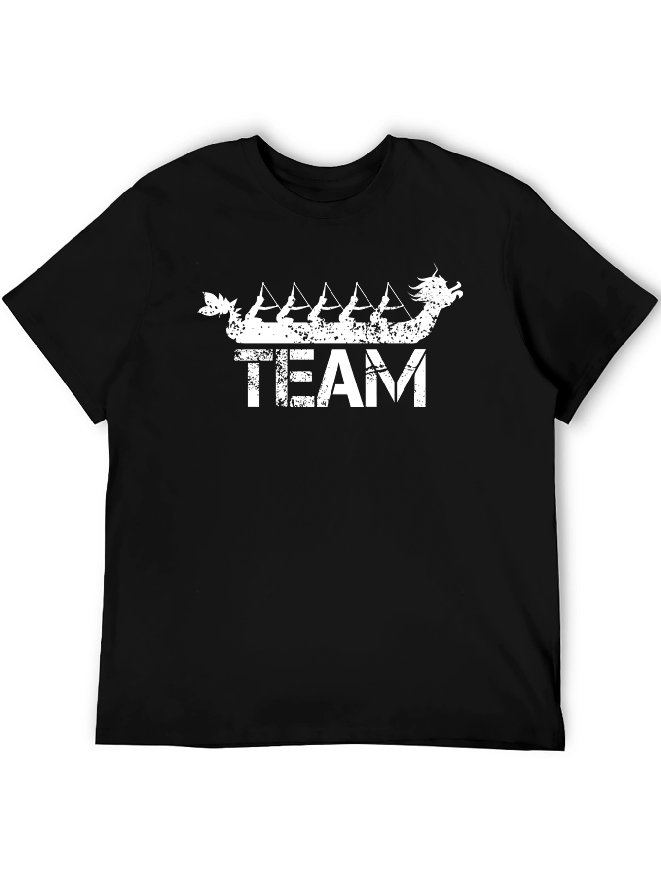 Dragon Boat Team Black T-Shirt