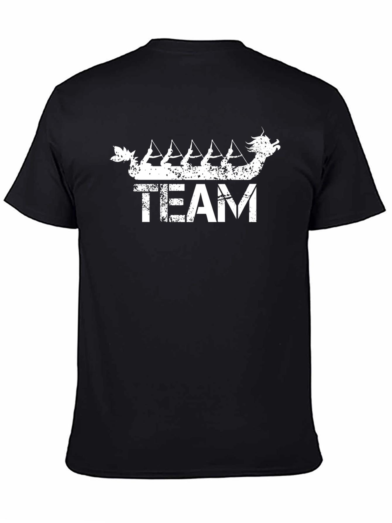 Dragon Boat Team Black T-Shirt