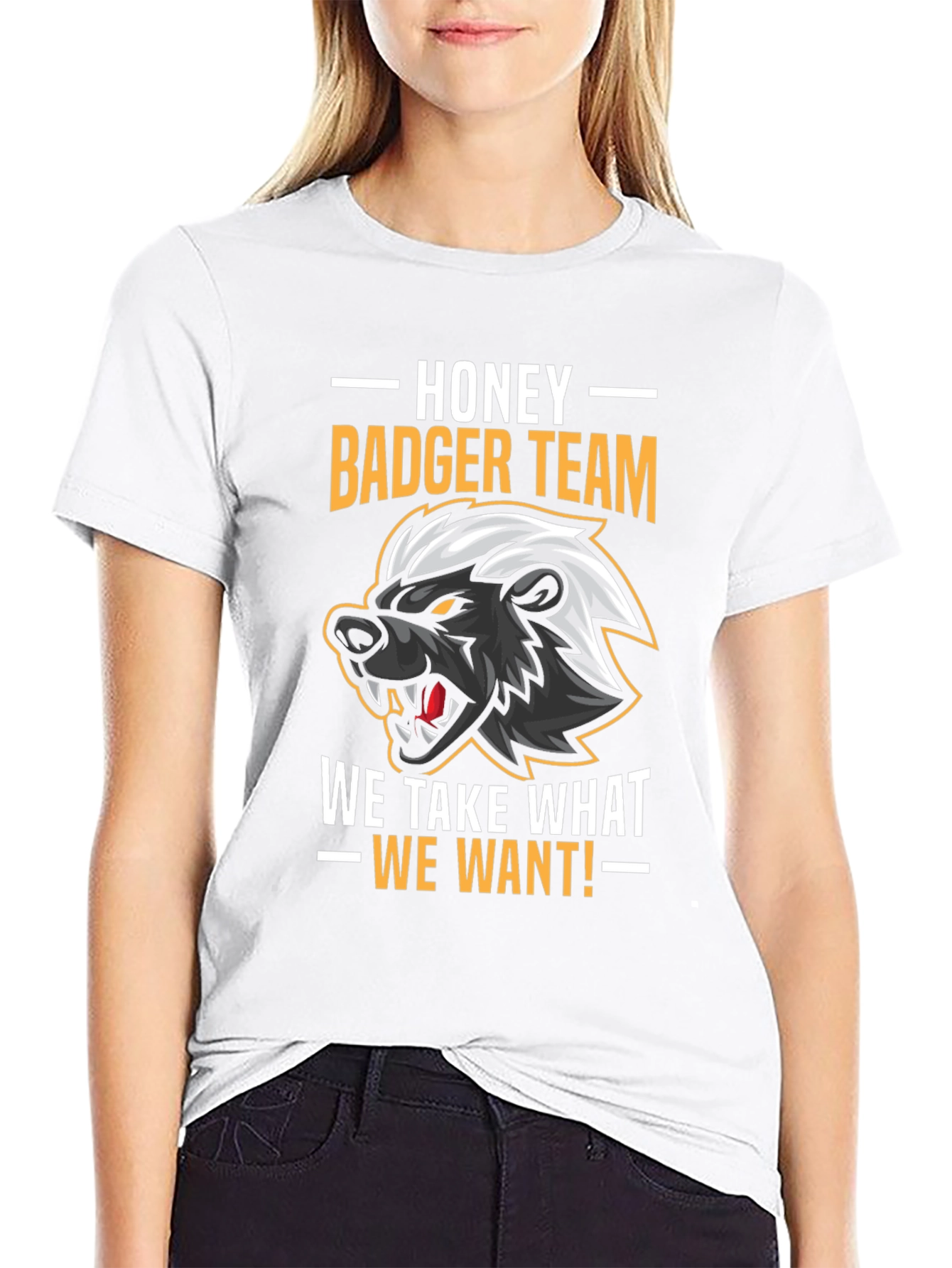 Honey Badger Team Graphic T-Shirt