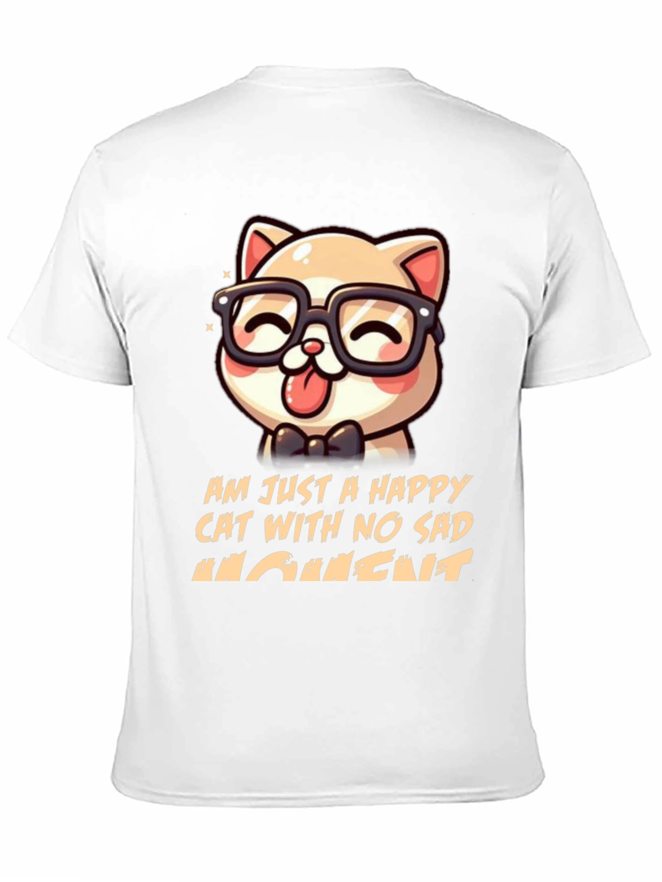 Happy Cat Graphic T-Shirt