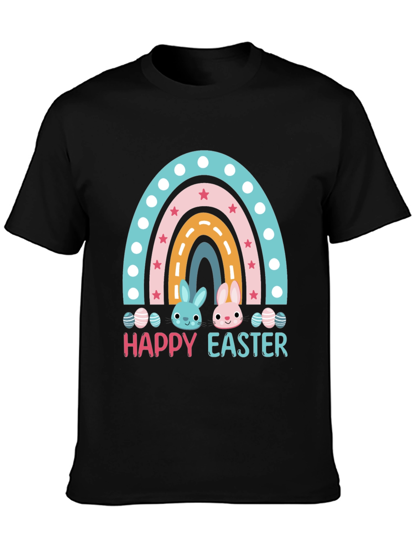 Happy Easter Rainbow Bunny T-Shirt