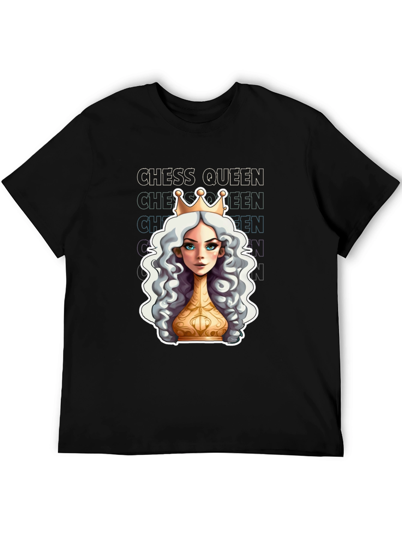 Chess Queen Graphic T-Shirt - Unique Design