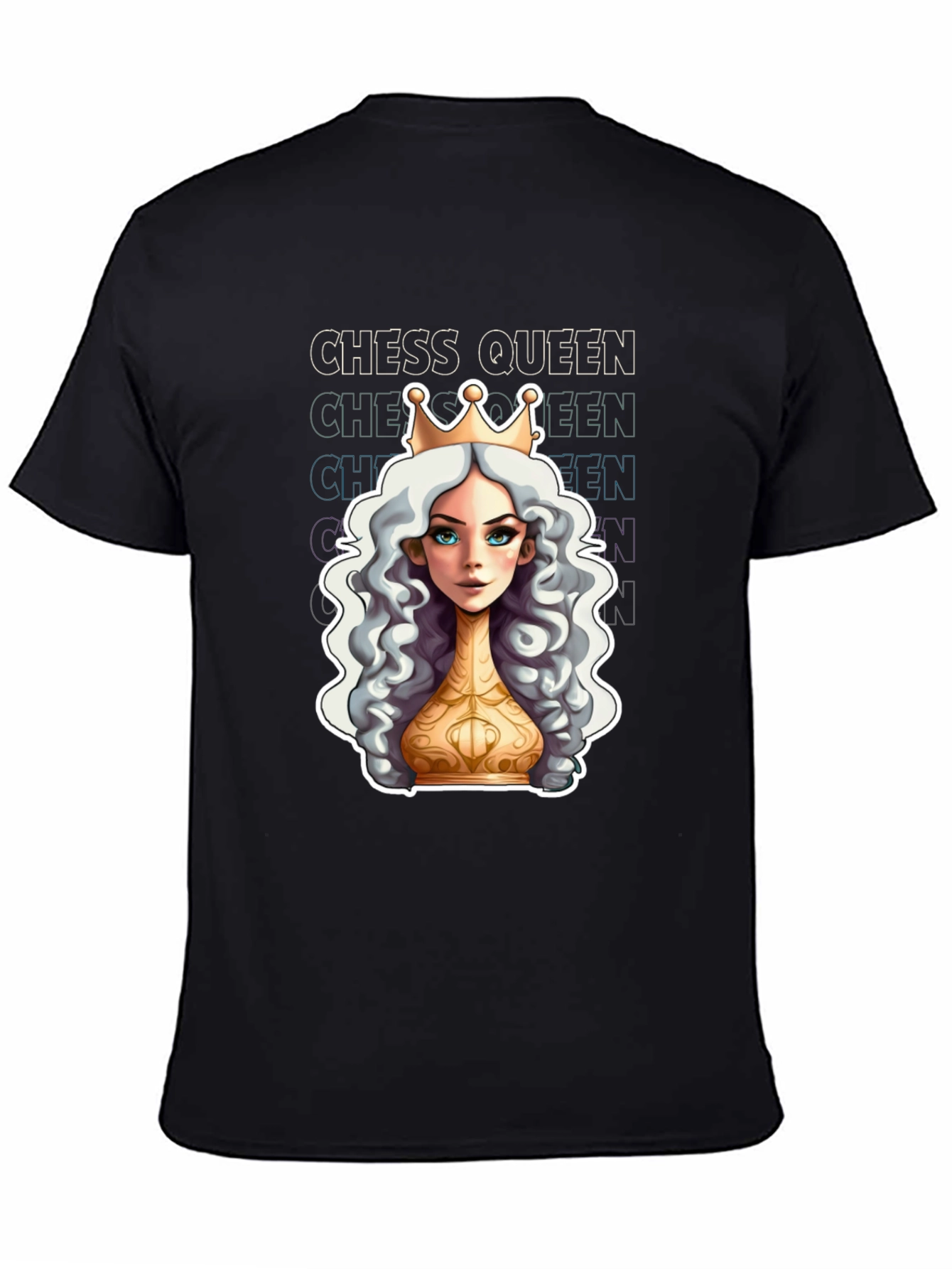 Chess Queen Graphic T-Shirt - Unique Design