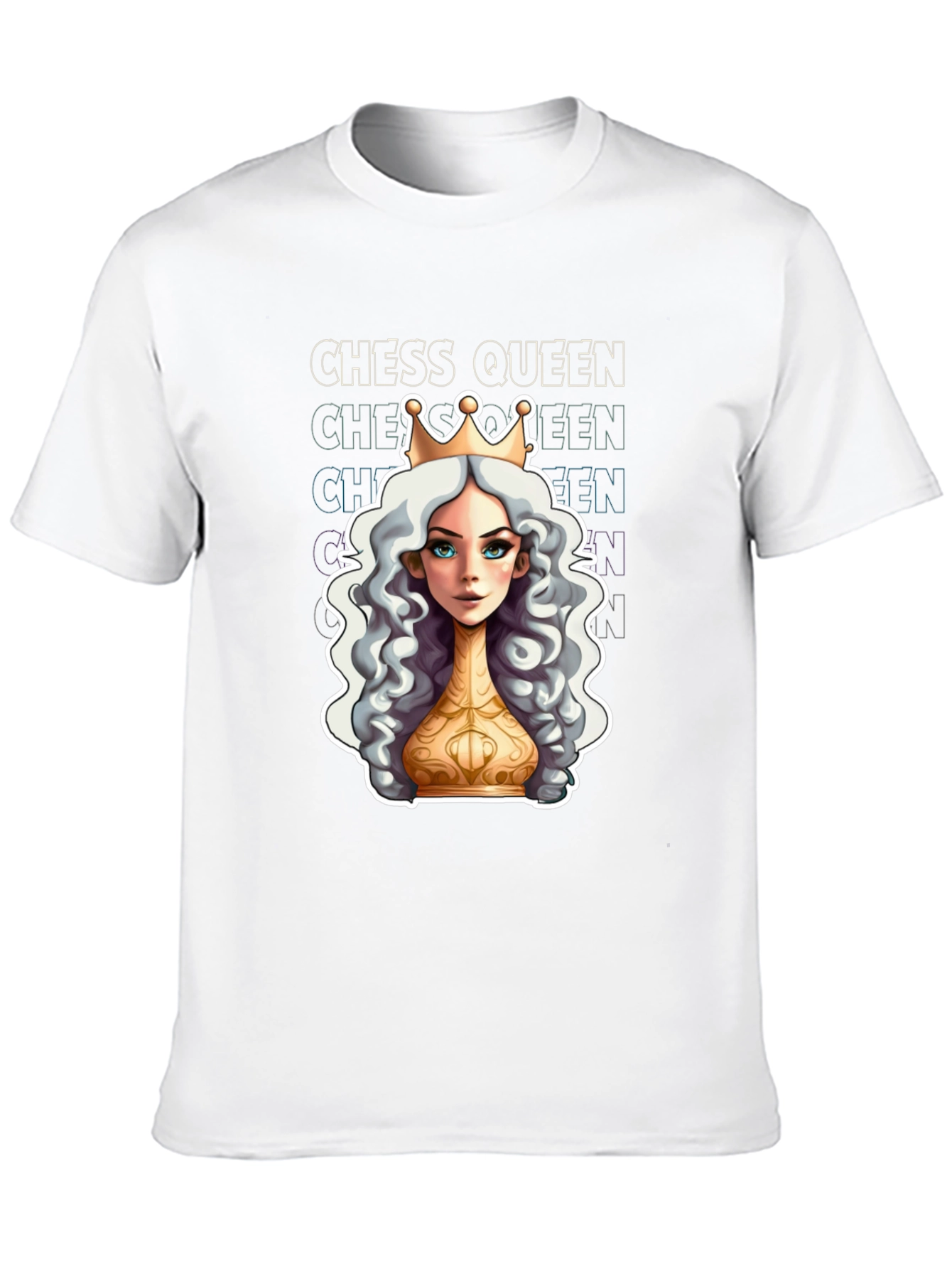 Chess Queen Graphic T-Shirt - Unique Design