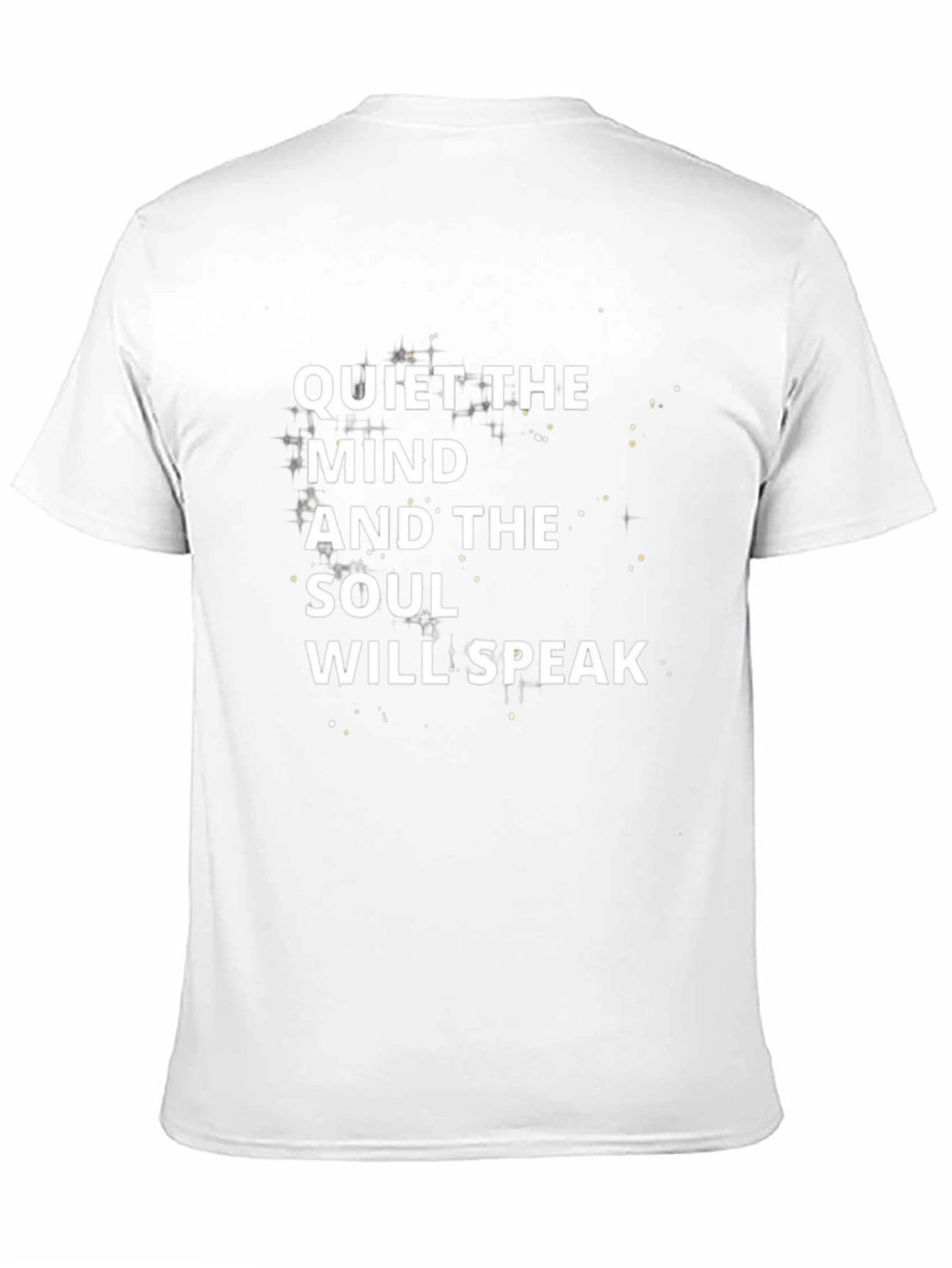 Quiet The Mind Graphic T-Shirt - Black