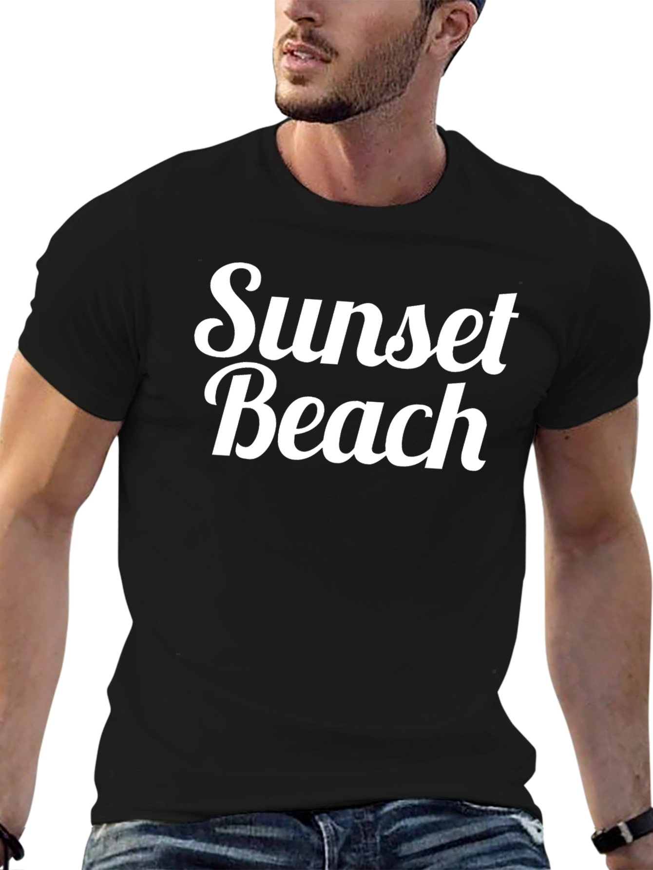 Sunset Beach T-Shirt - Classic Design