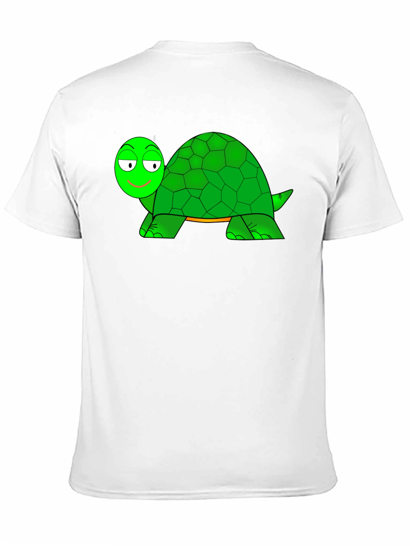 Cartoon Turtle Graphic Black T-Shirt