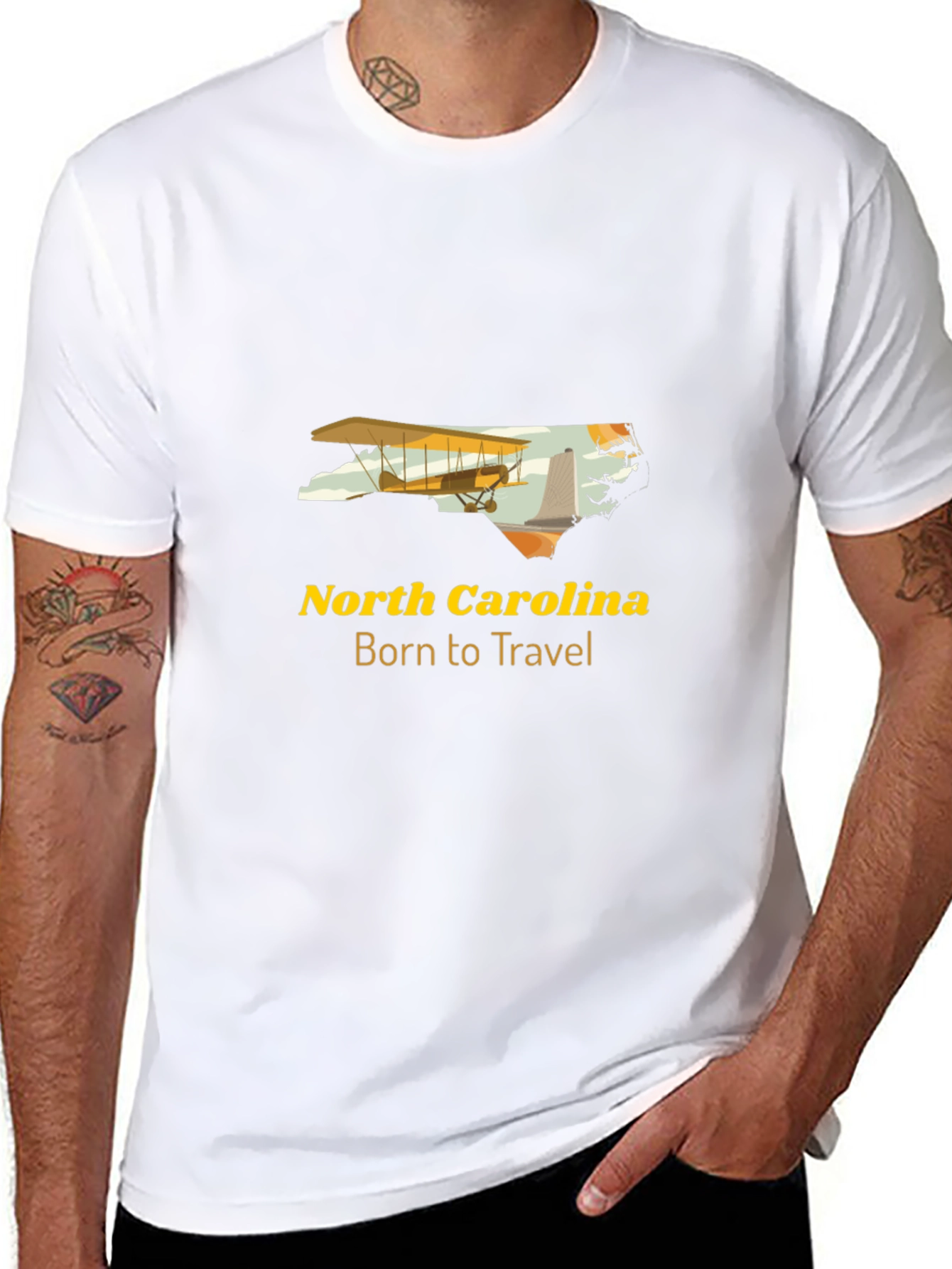 North Carolina Travel Graphic Tee