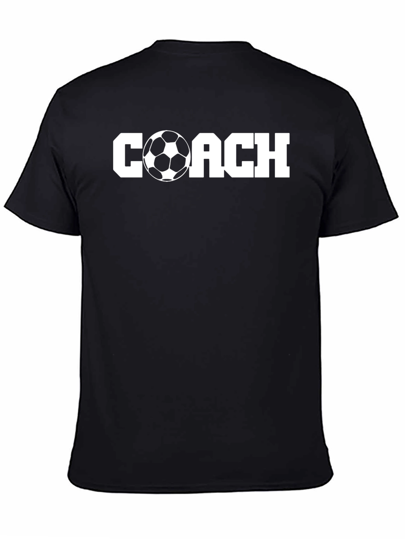 Soccer Coach T-Shirt - Black
