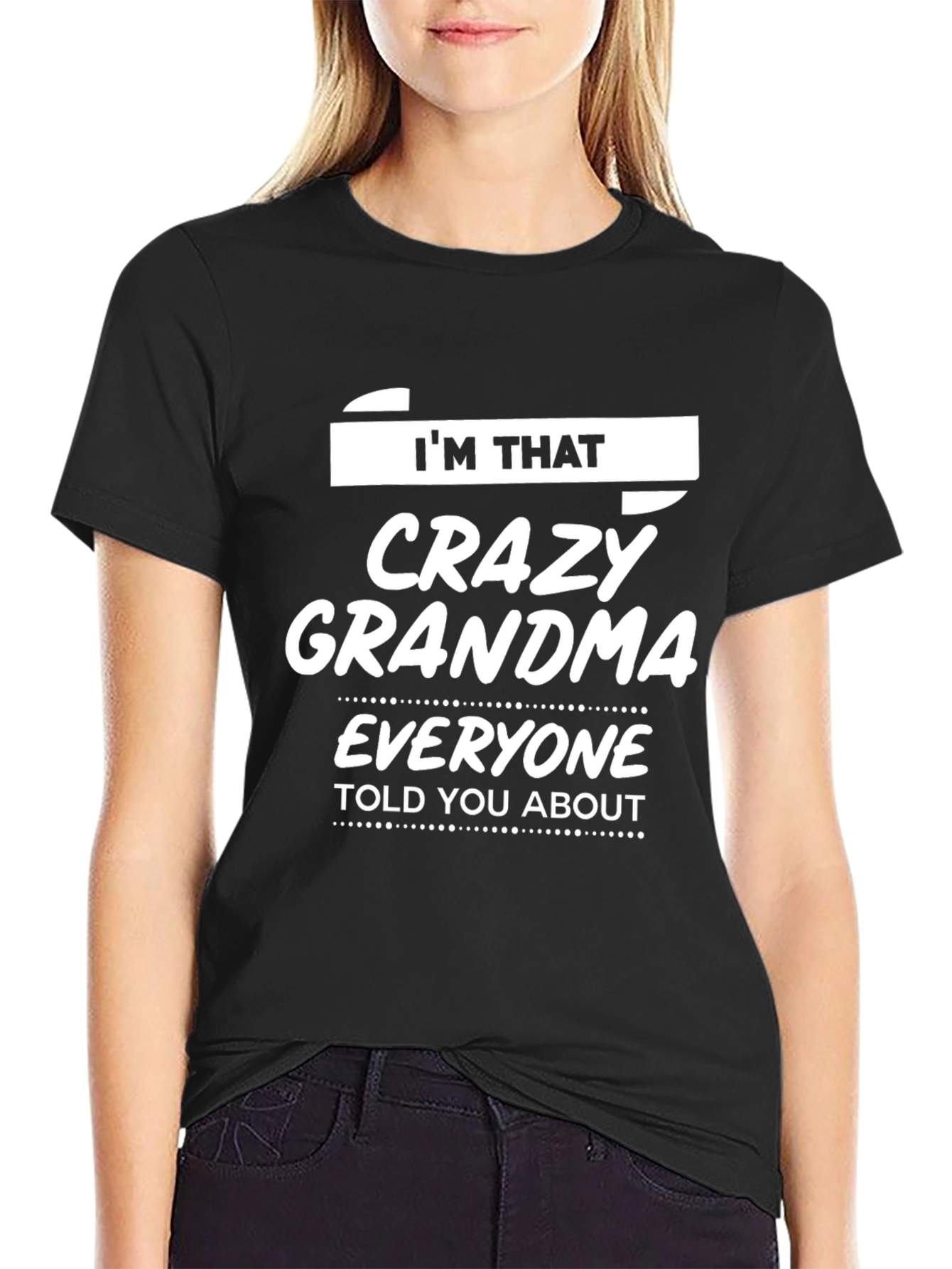 Crazy Grandma T-Shirt - Novelty Graphic Tee