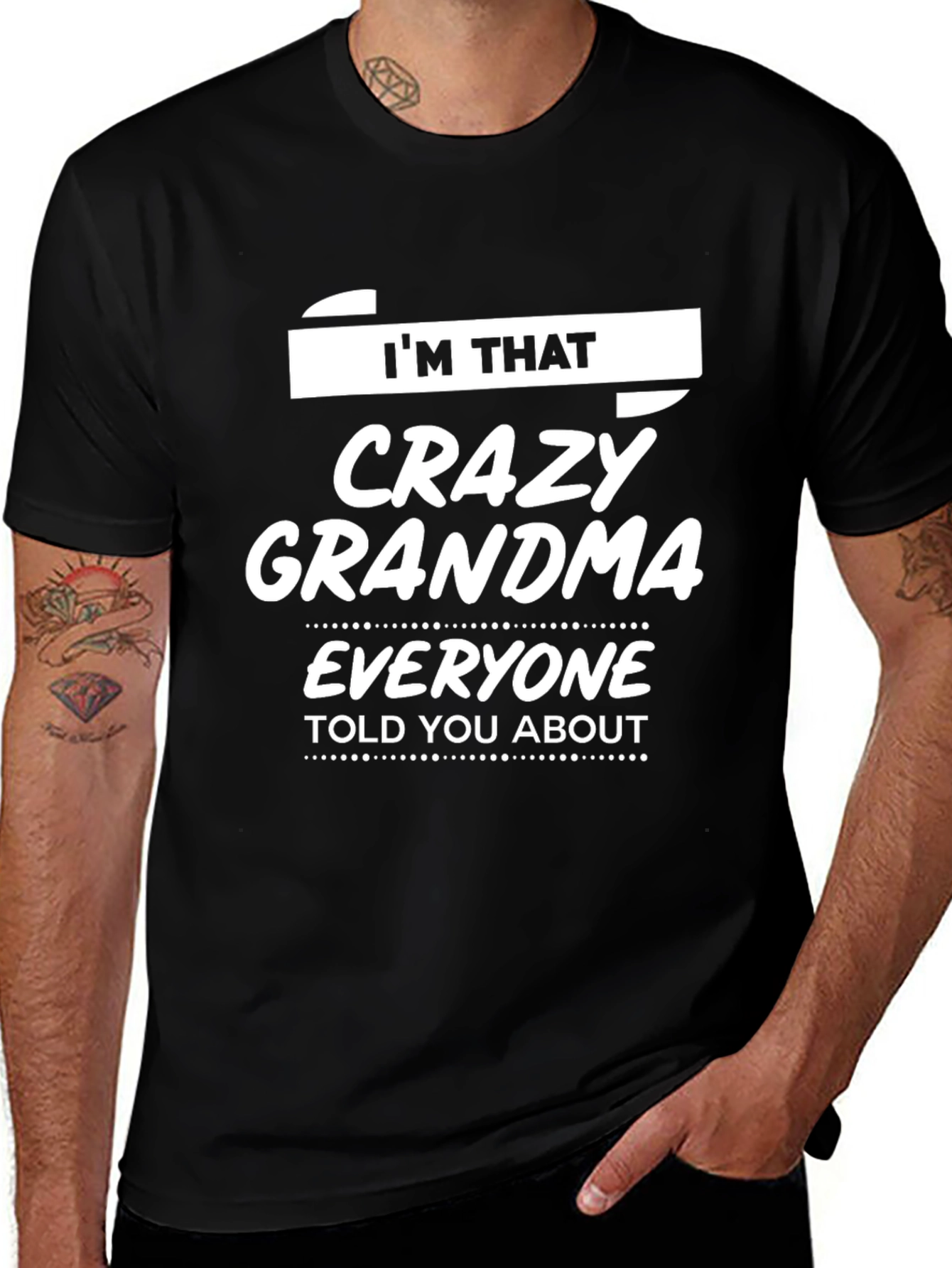 Crazy Grandma T-Shirt - Novelty Graphic Tee