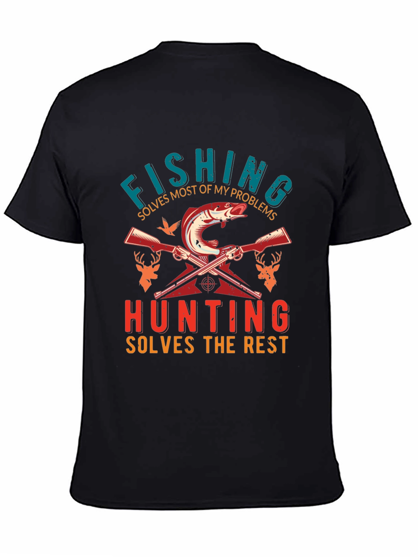 Fishing and Hunting Graphic Tee