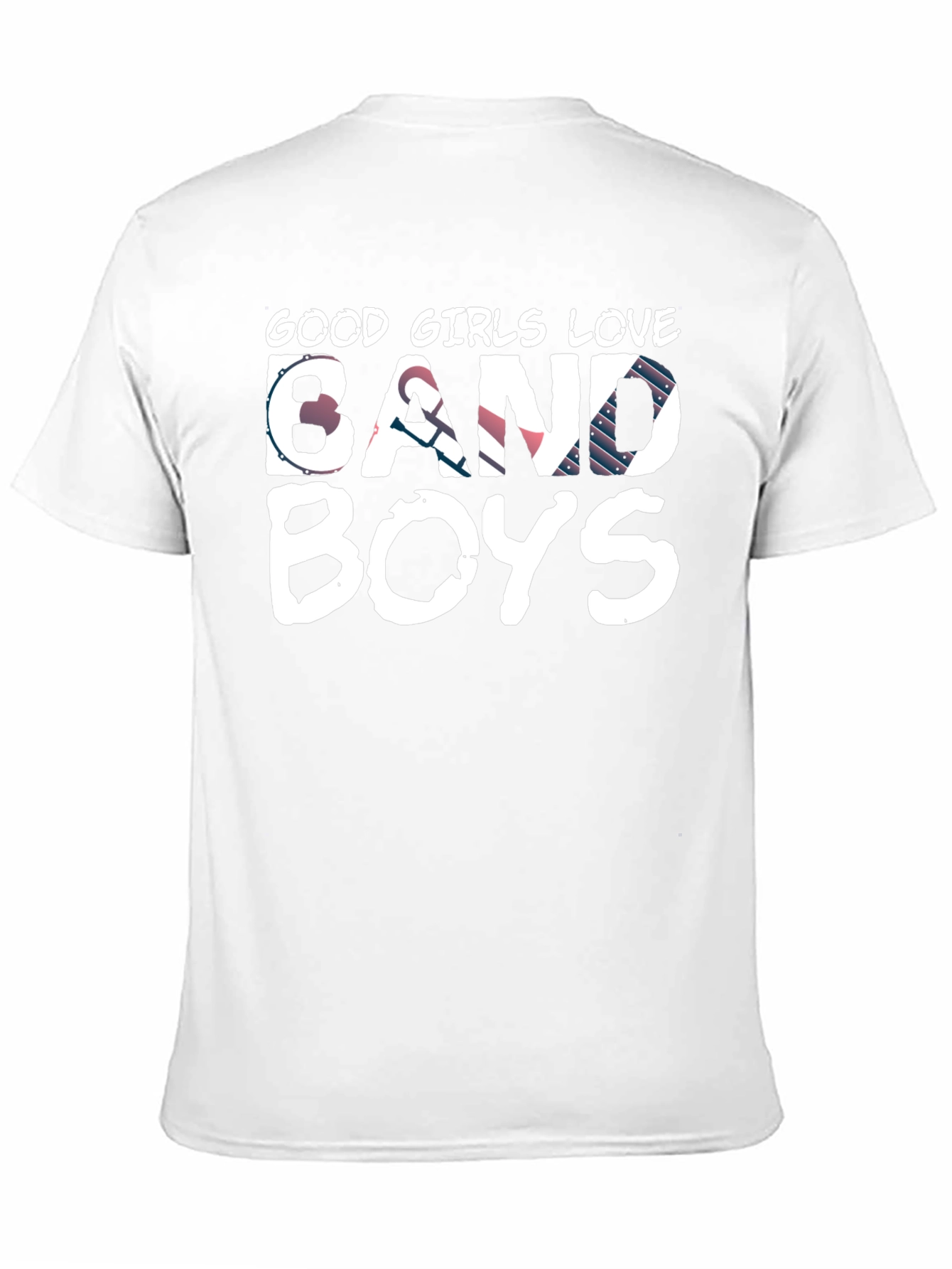 Good Girls Love Band Boys Black Graphic Tee