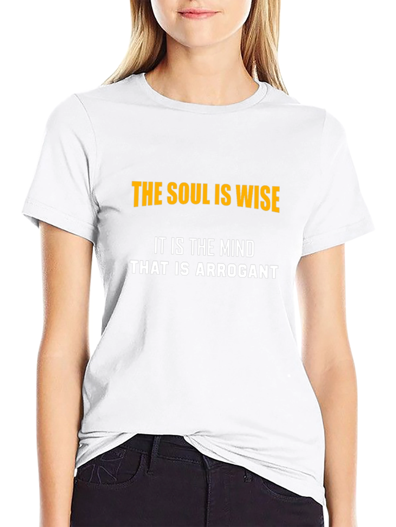 Wise Soul Graphic T-Shirt - Black Cotton Tee