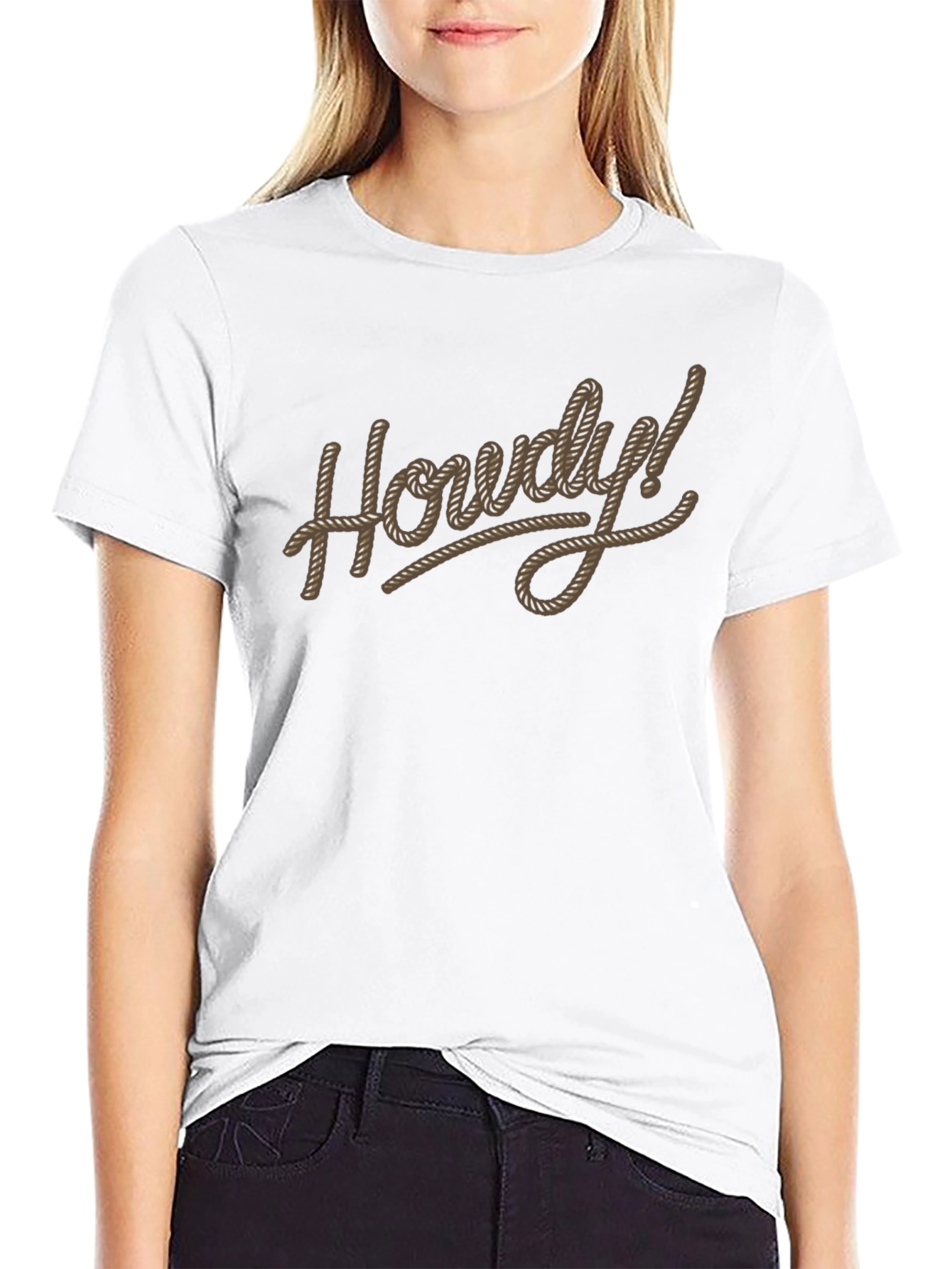 Howdy Graphic Tee - Western Style Soft Cotton T-Shirt