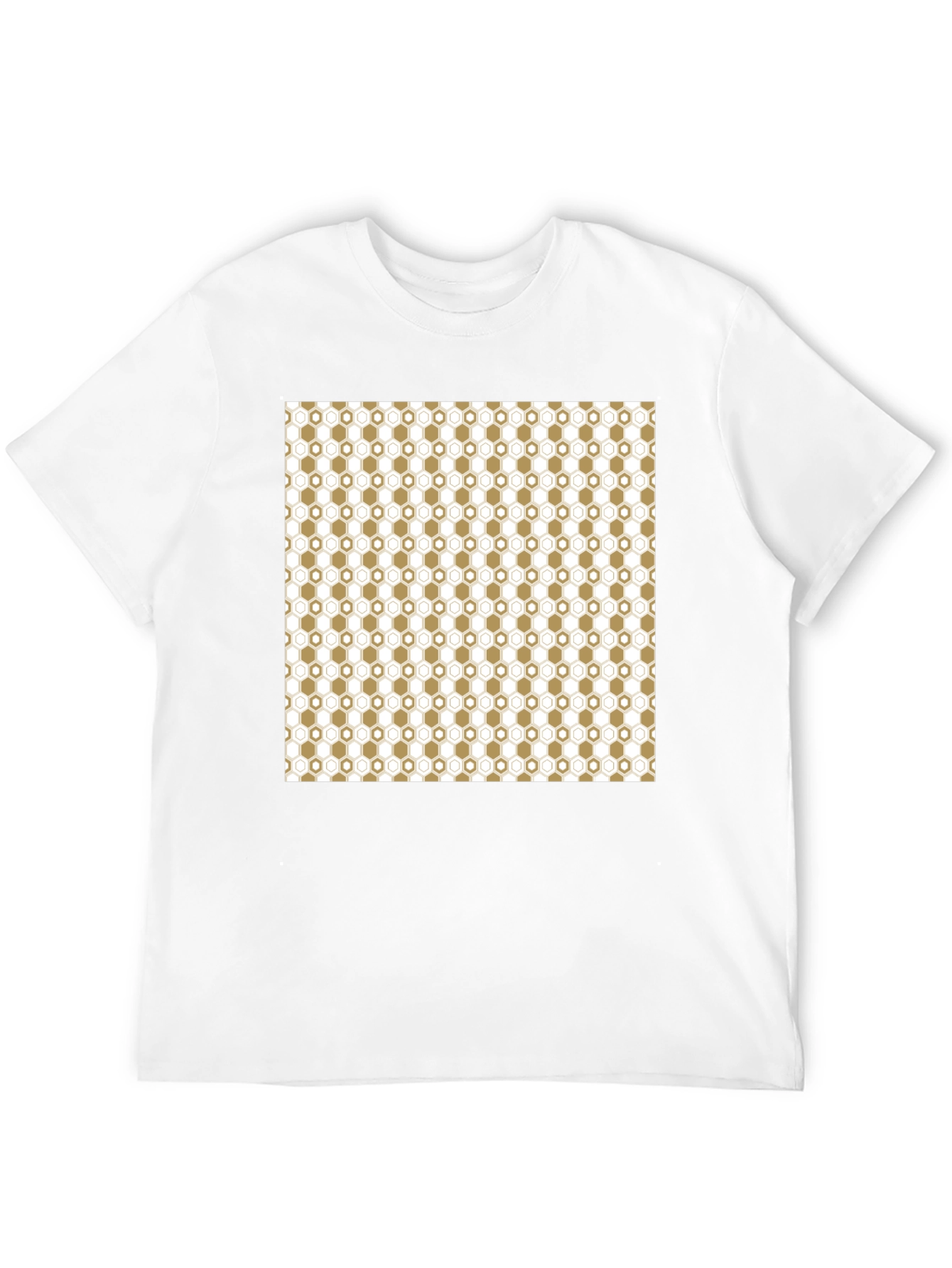 Geometric Honeycomb Pattern T-Shirt