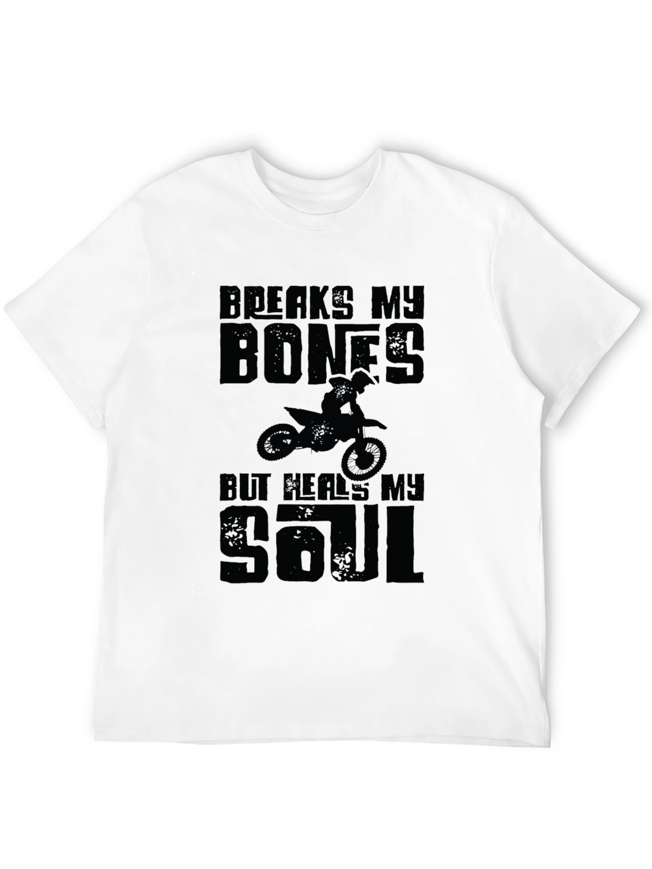 Breaks My Bones Heals My Soul Black Graphic Tee