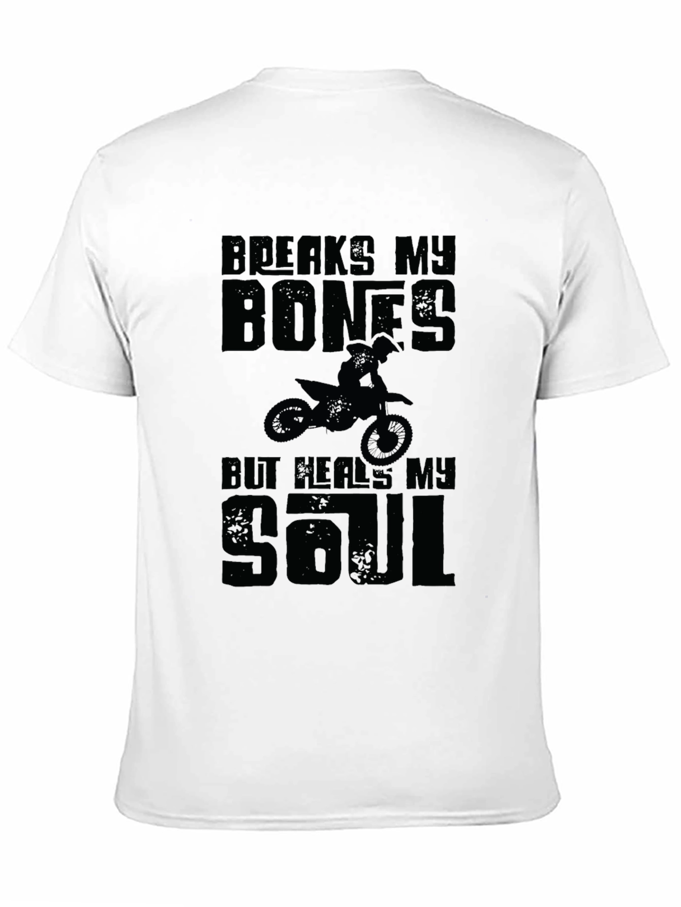 Breaks My Bones Heals My Soul Black Graphic Tee