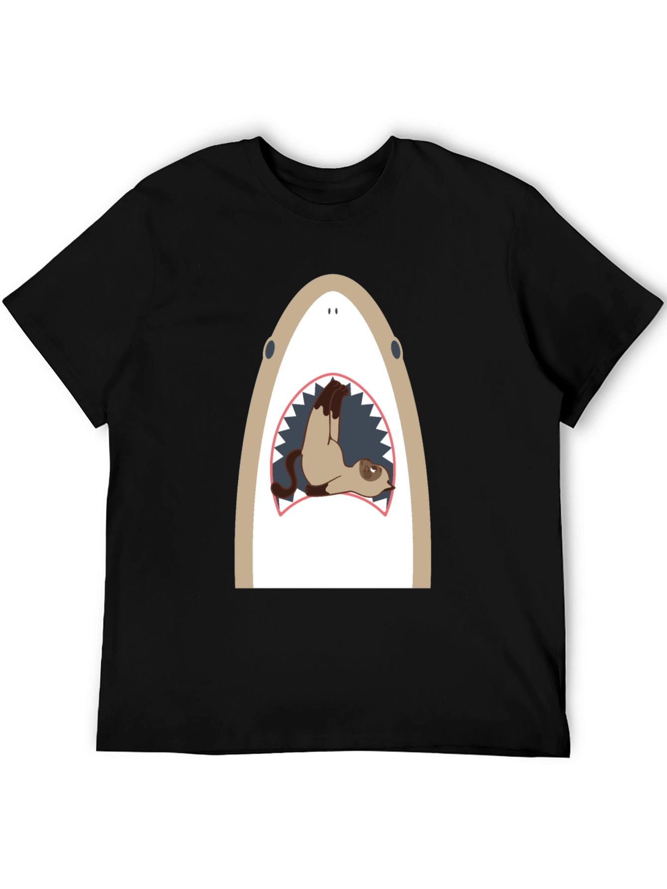 Funny Shark Attack Dog T-Shirt