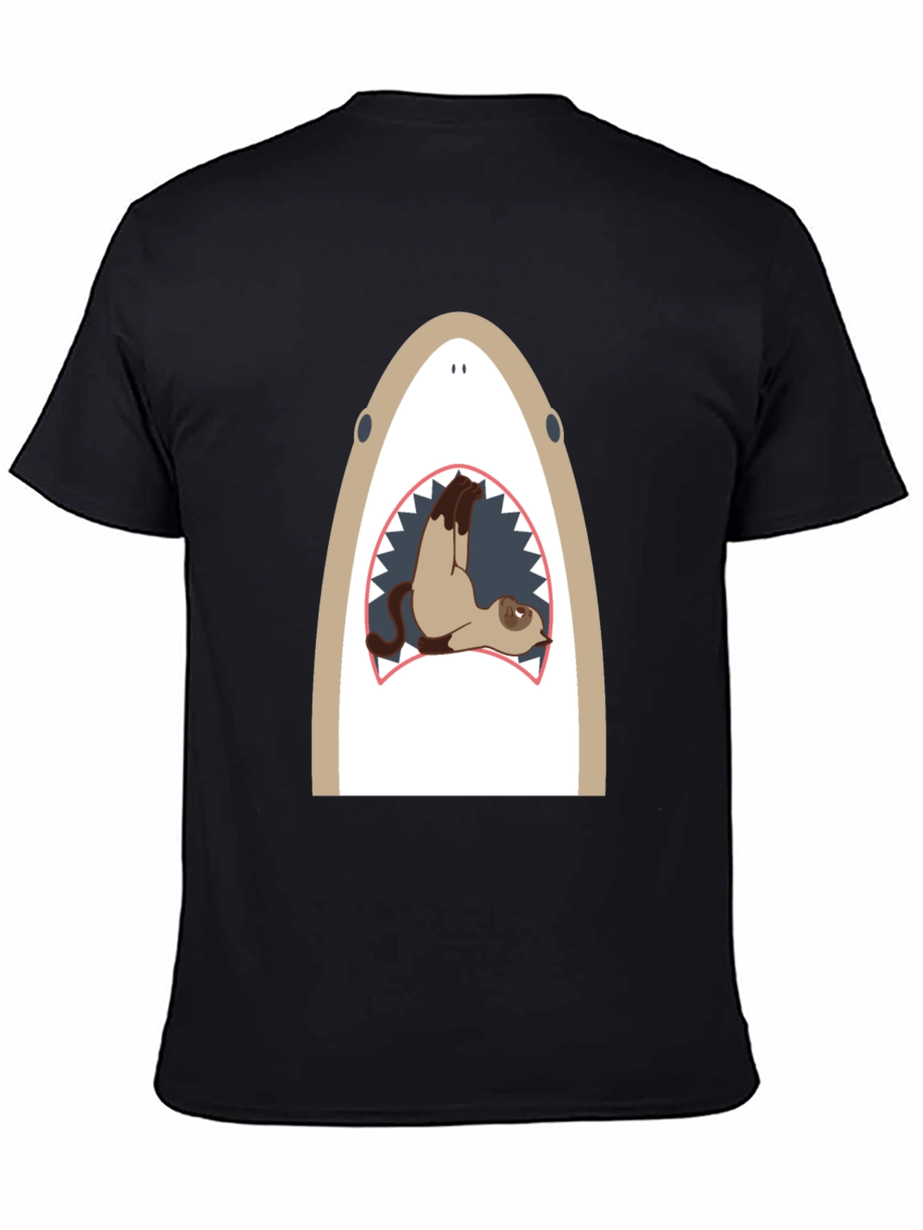 Funny Shark Attack Dog T-Shirt
