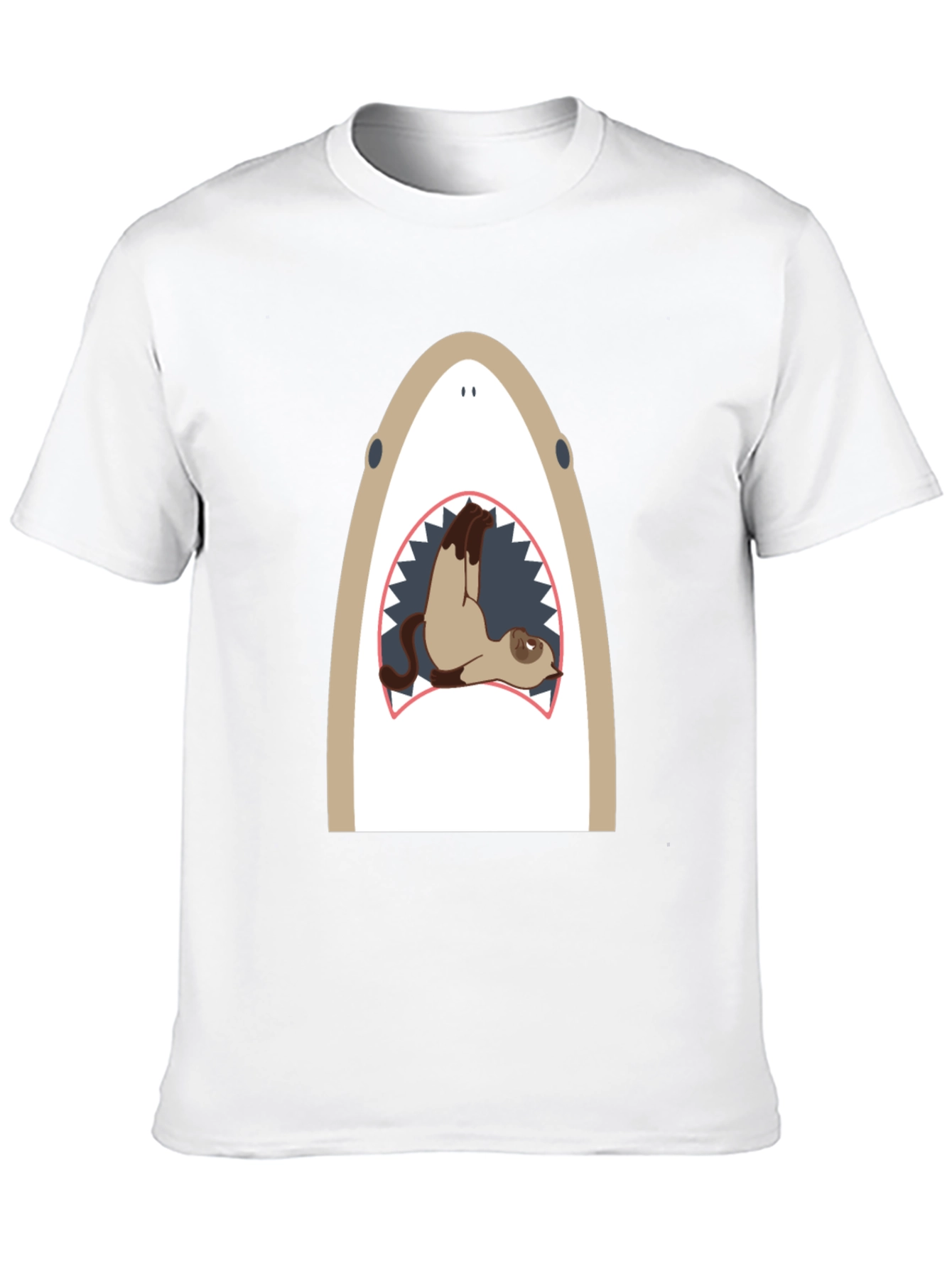 Funny Shark Attack Dog T-Shirt
