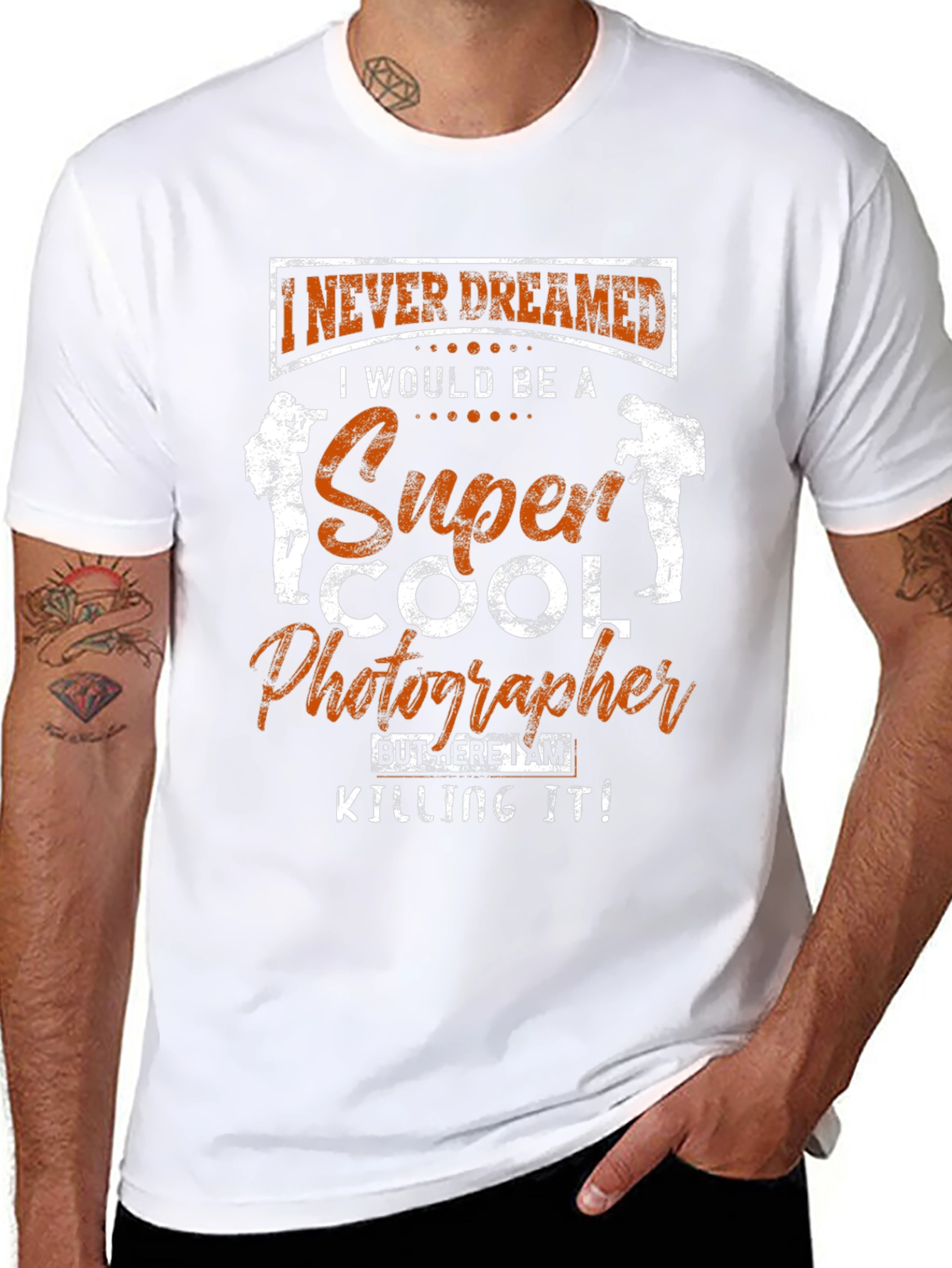 Super Cool Photographer Black T-Shirt
