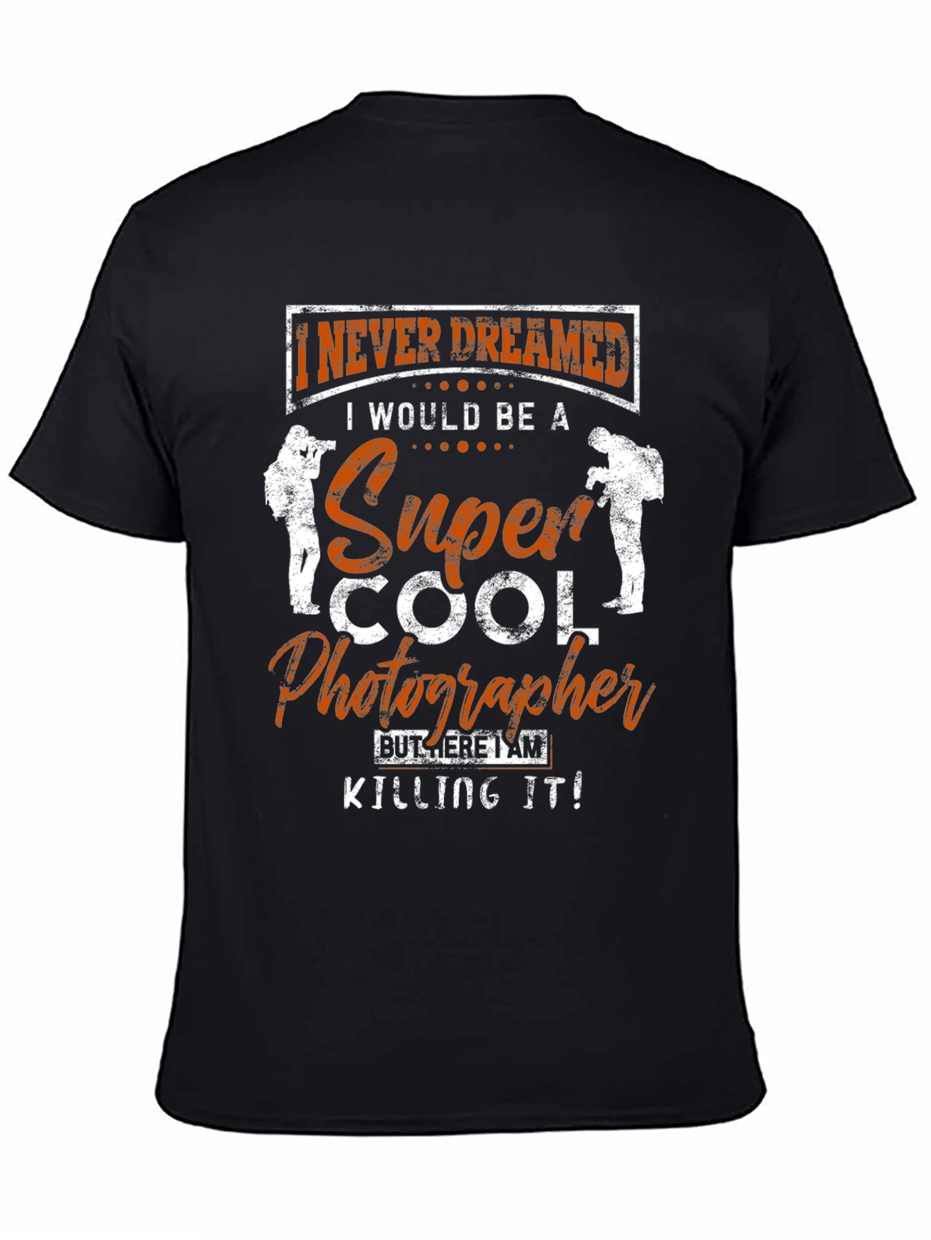 Super Cool Photographer Black T-Shirt