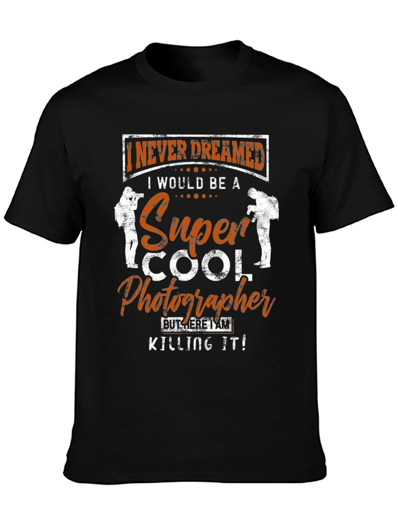 Super Cool Photographer Black T-Shirt