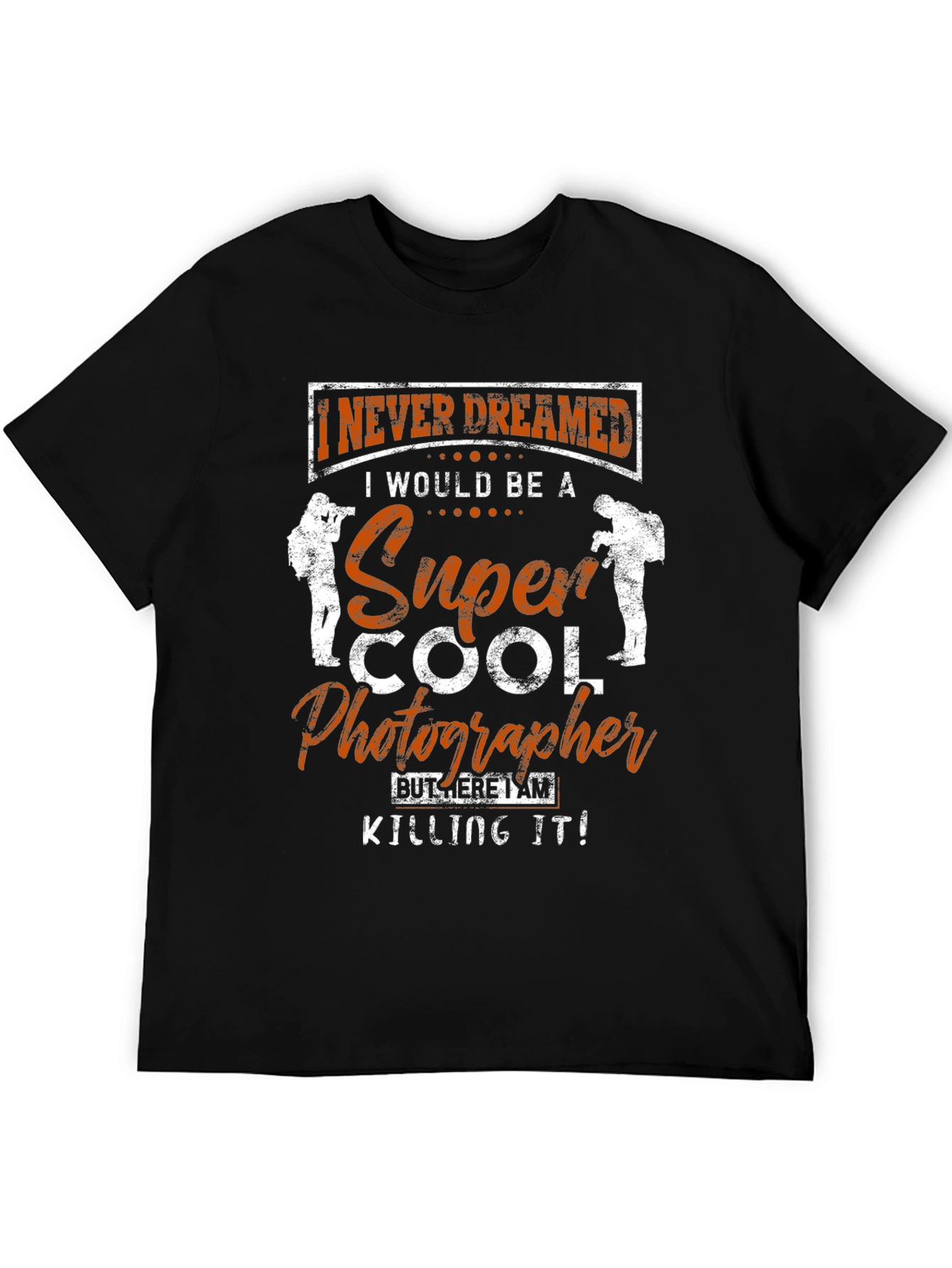 Super Cool Photographer Black T-Shirt