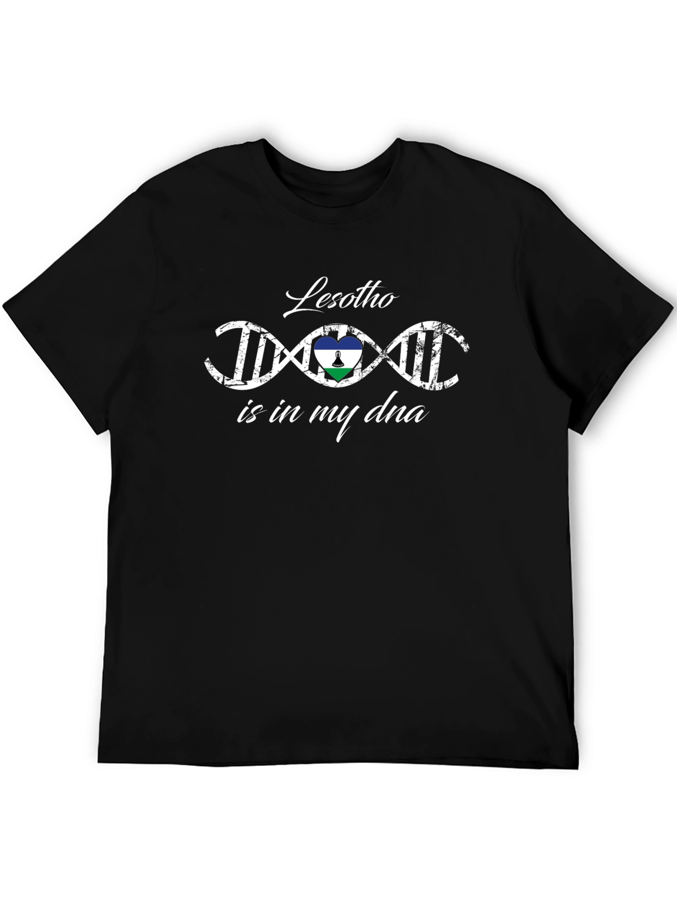 Lesotho Pride DNA T-Shirt - Show Your Roots!