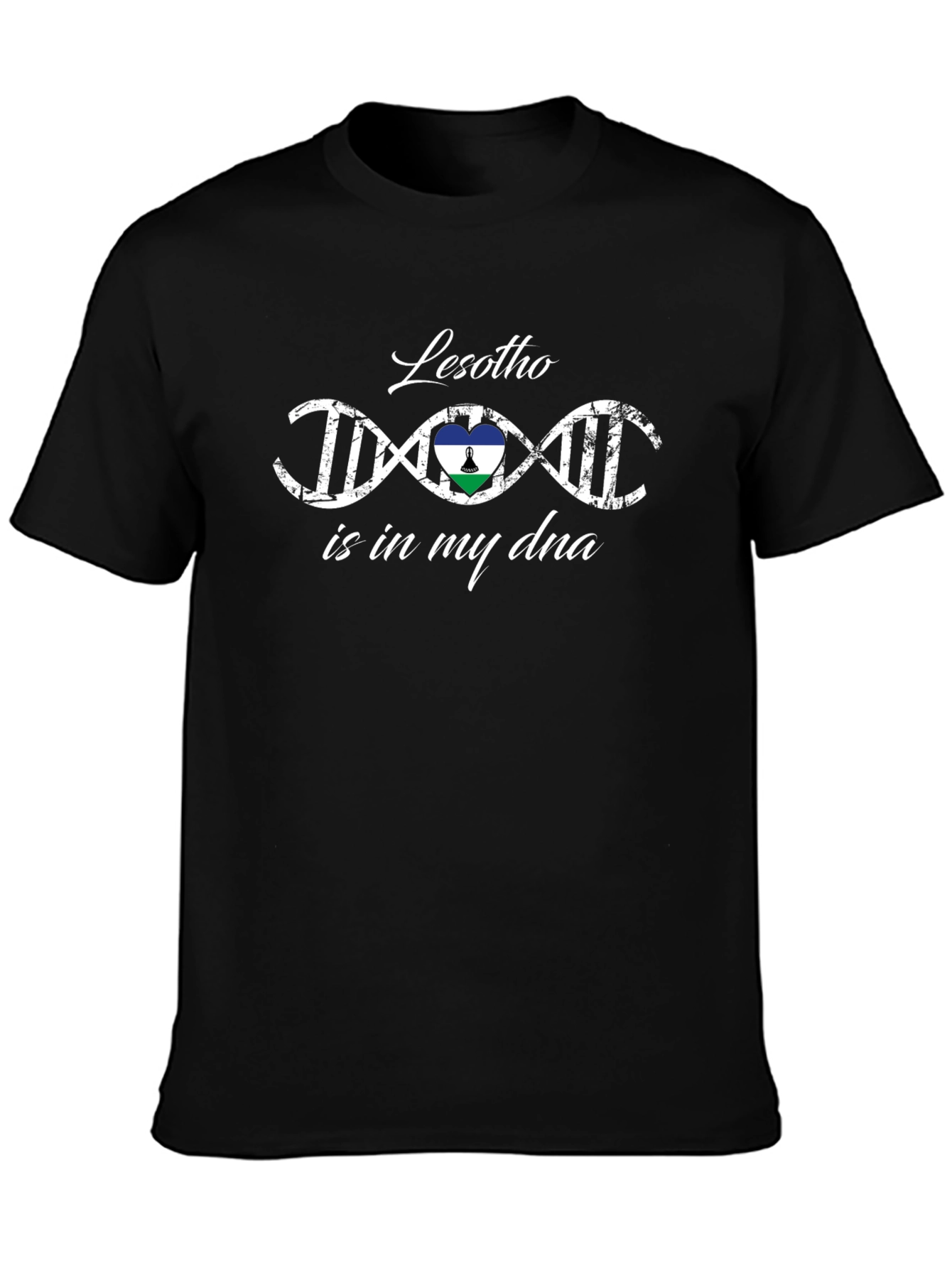 Lesotho Pride DNA T-Shirt - Show Your Roots!