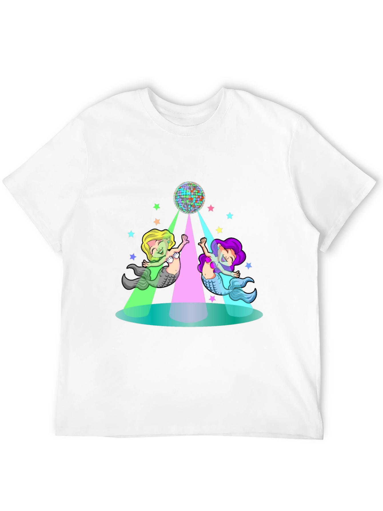 Mermaid Disco T-Shirt - Fun Party Top