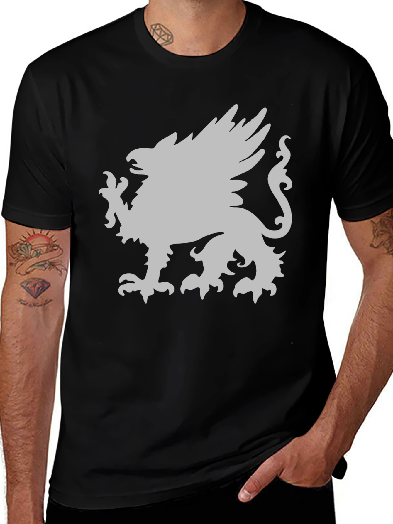Griffin Graphic Tee - Classic Black