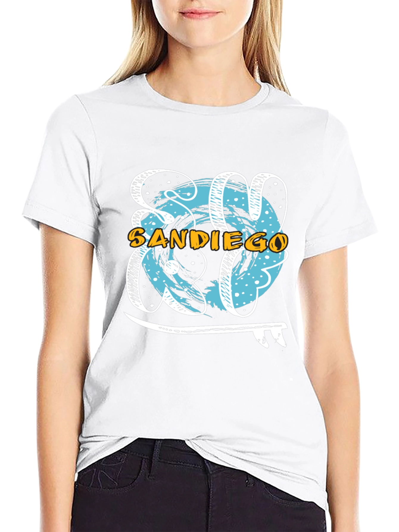 San Diego Surf T-Shirt - Black