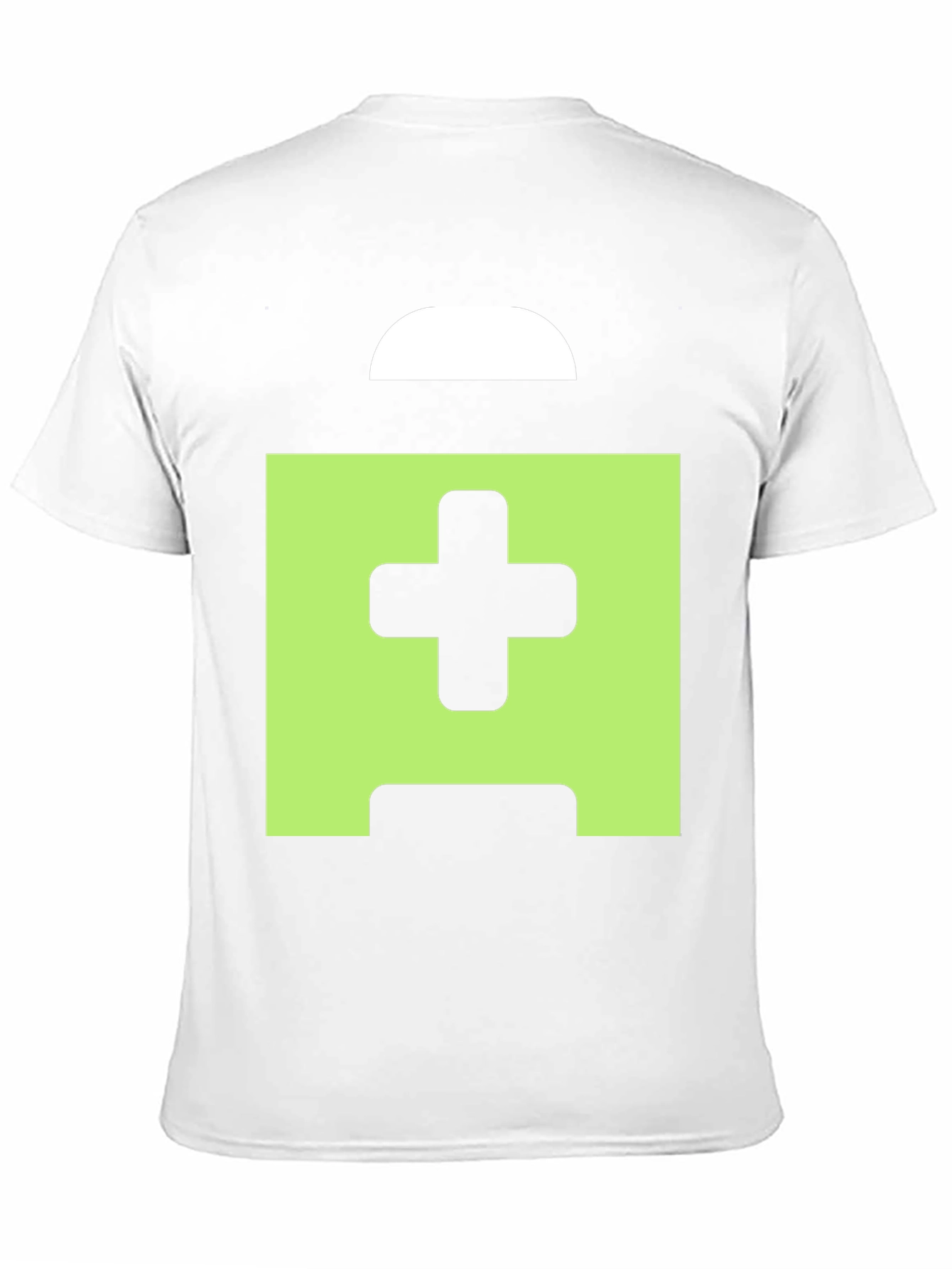 Pixelated Cross Graphic Black Tee Shirt