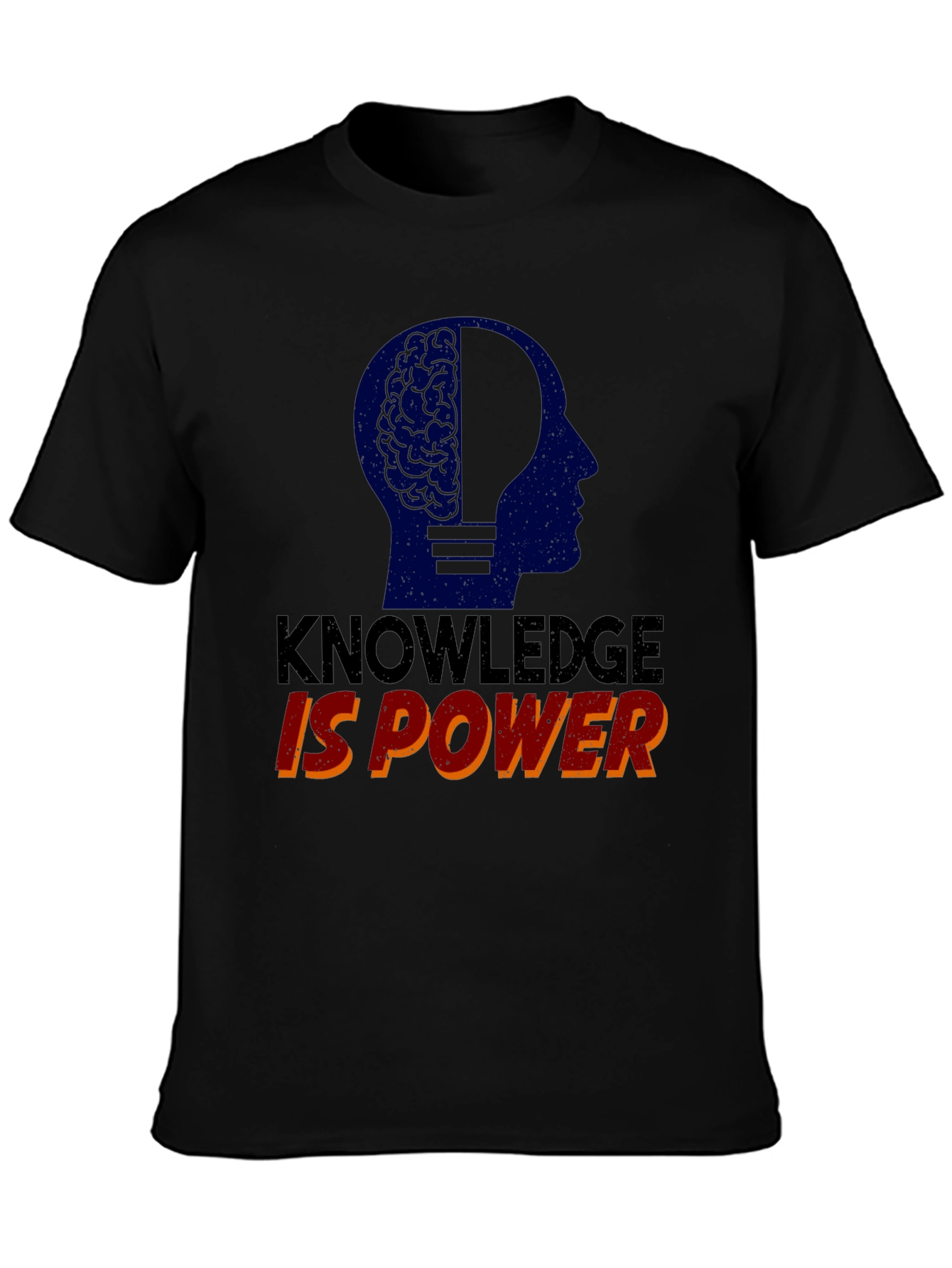 Knowledge is Power Graphic Tee - Unisex Black T-Shirt
