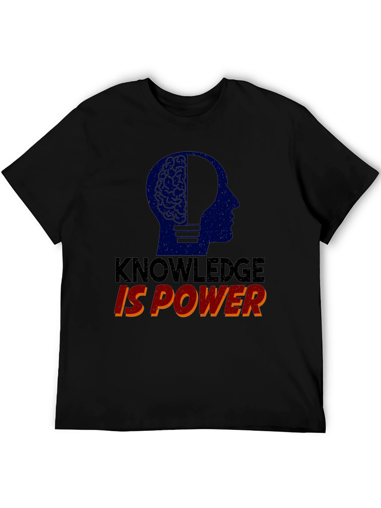Knowledge is Power Graphic Tee - Unisex Black T-Shirt