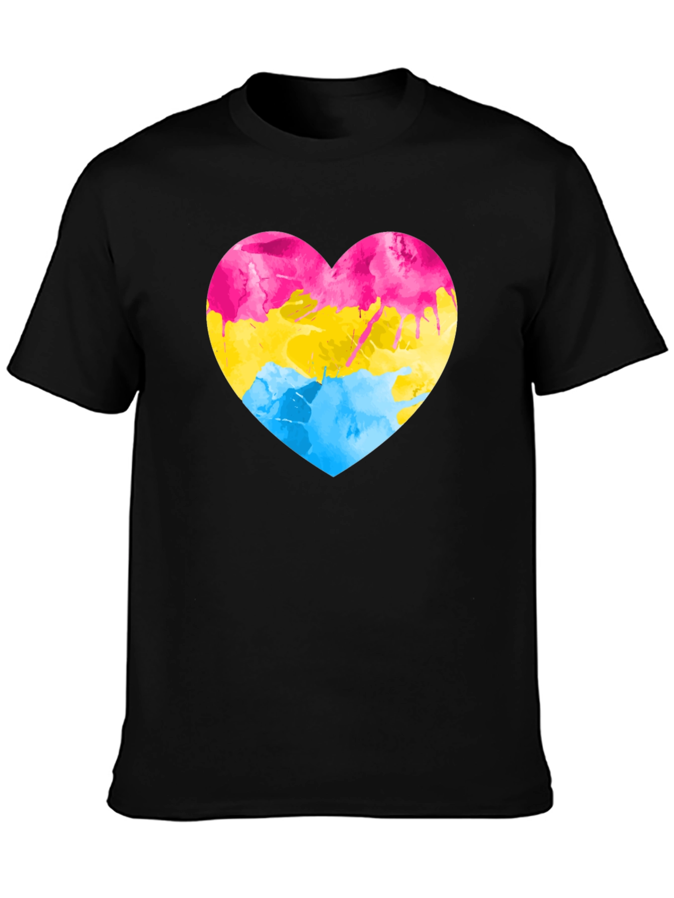 Pansexual Pride Heart T-Shirt