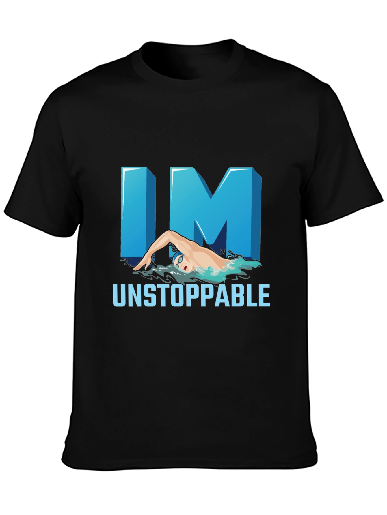Unstoppable Swimmer Graphic Tee