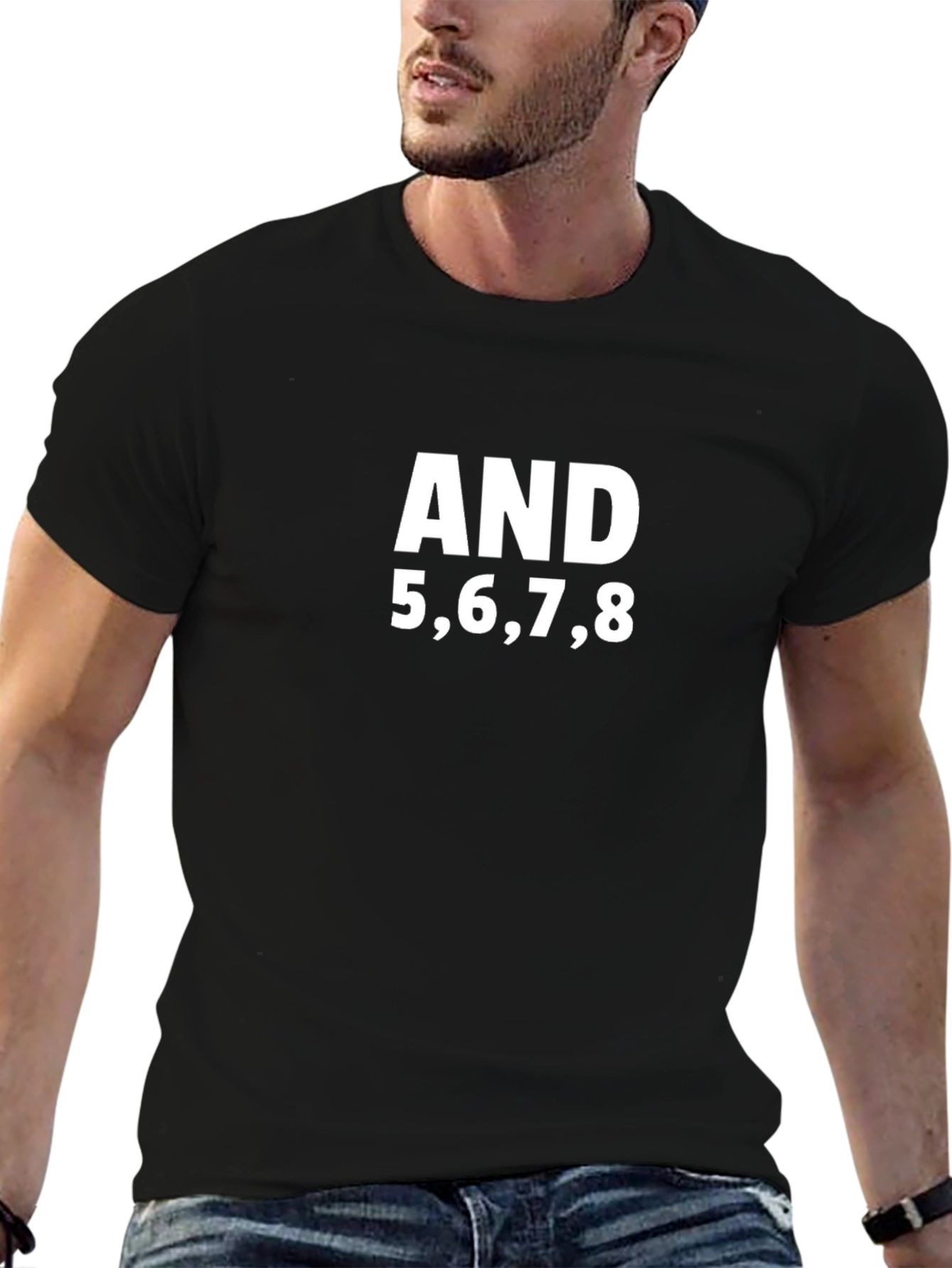 Dance T-Shirt - And 5678 Black Tee