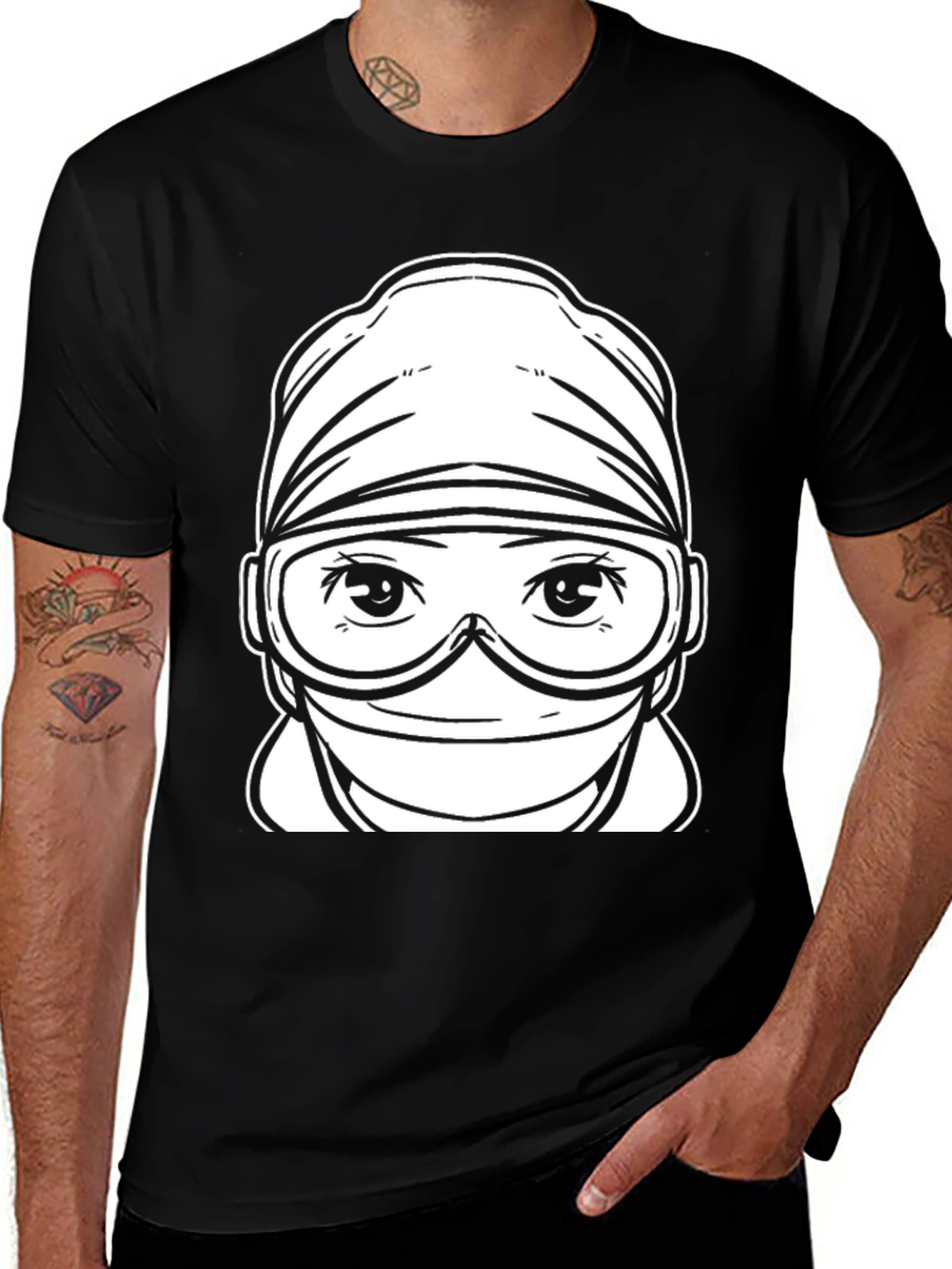 Surgeon Graphic Tee - Unisex Black T-Shirt