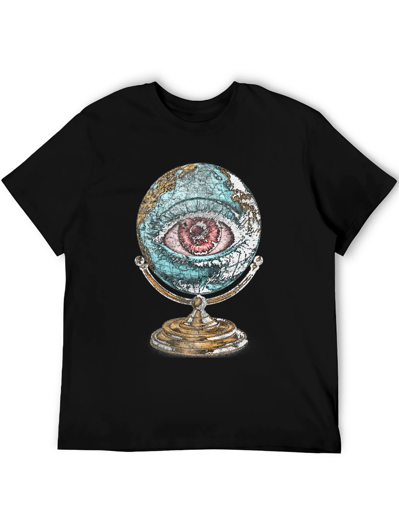Globe Eye Graphic T-Shirt - All Seeing