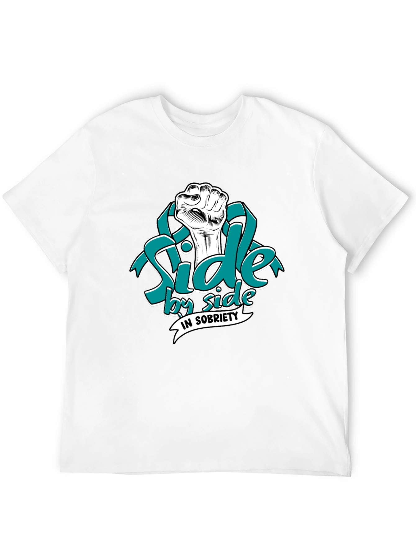 Side by Side in Sobriety Graphic T-Shirt