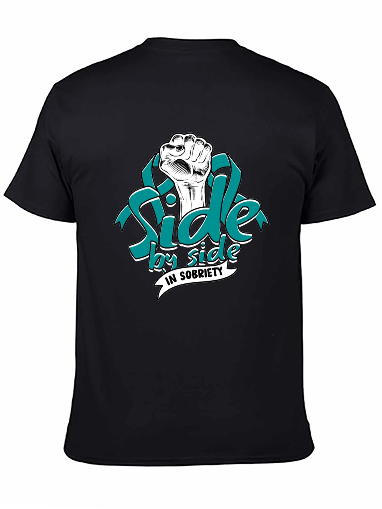 Side by Side in Sobriety Graphic T-Shirt