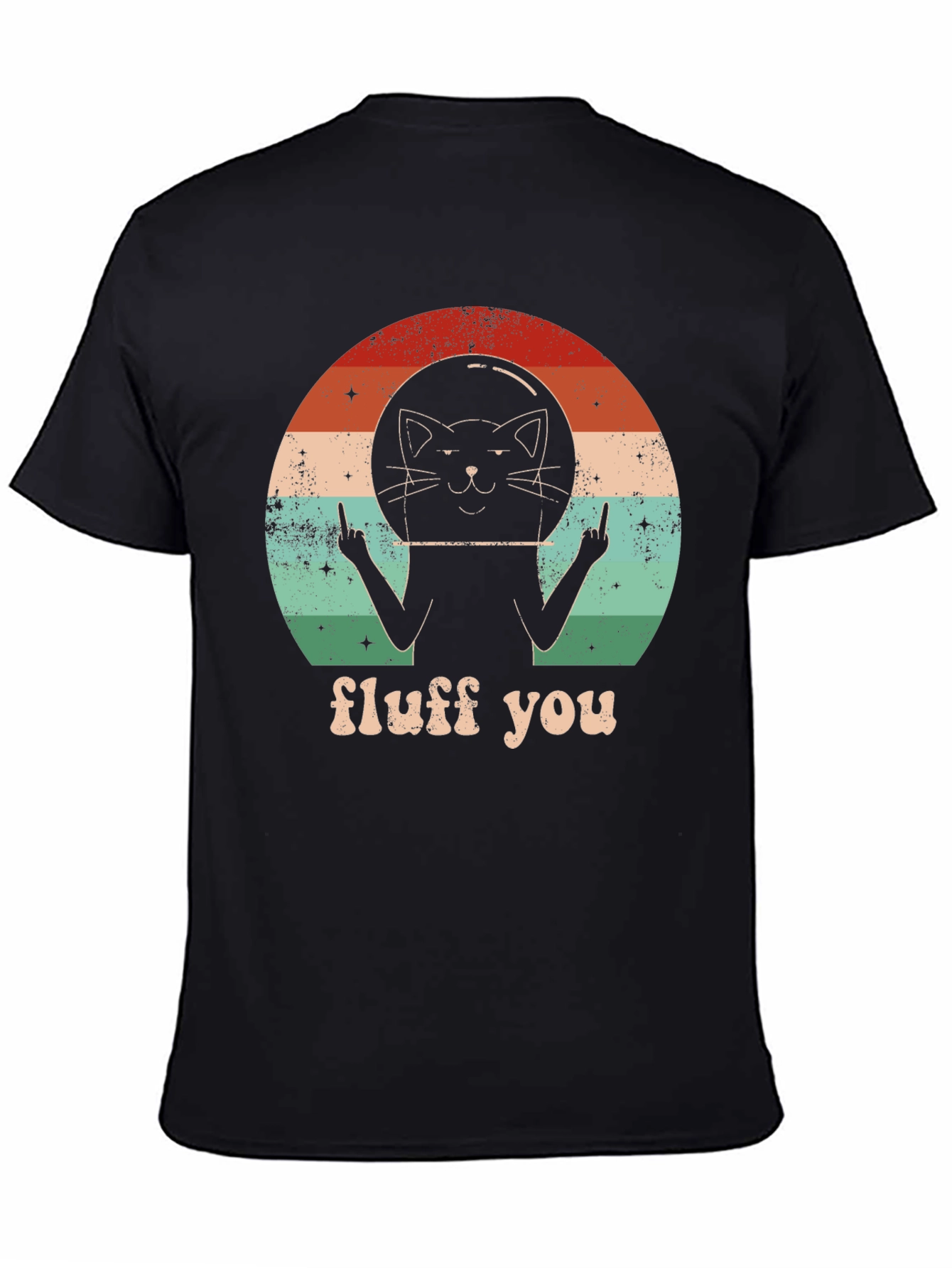 Fluff You Cat Astronaut T-Shirt