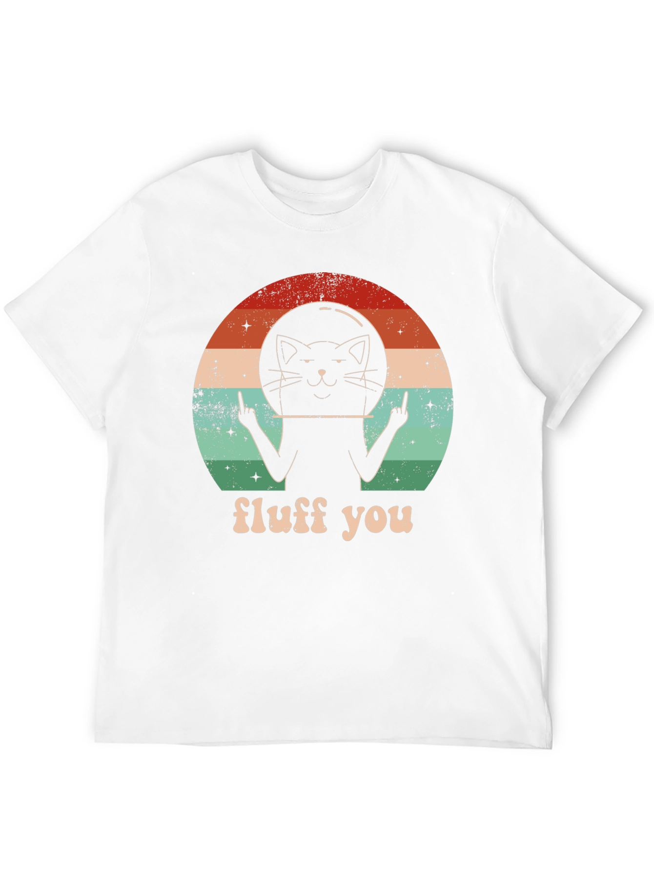 Fluff You Cat Astronaut T-Shirt